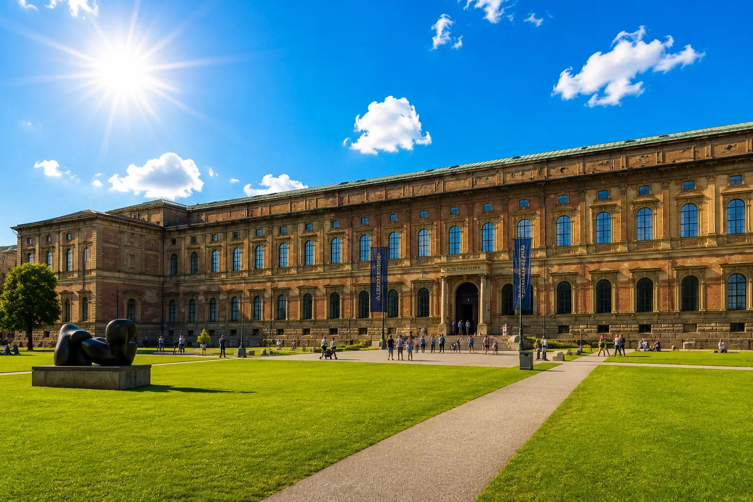 Main view at Alte Pinakothek Munich — travel photo