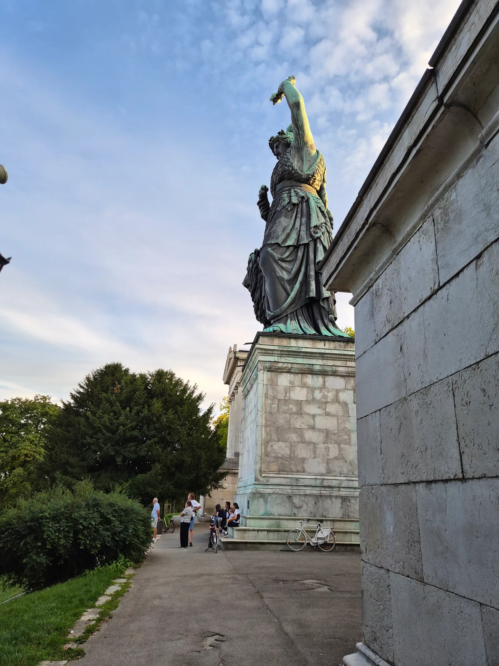 Main view at Bavaria Statue Munich — travel photo