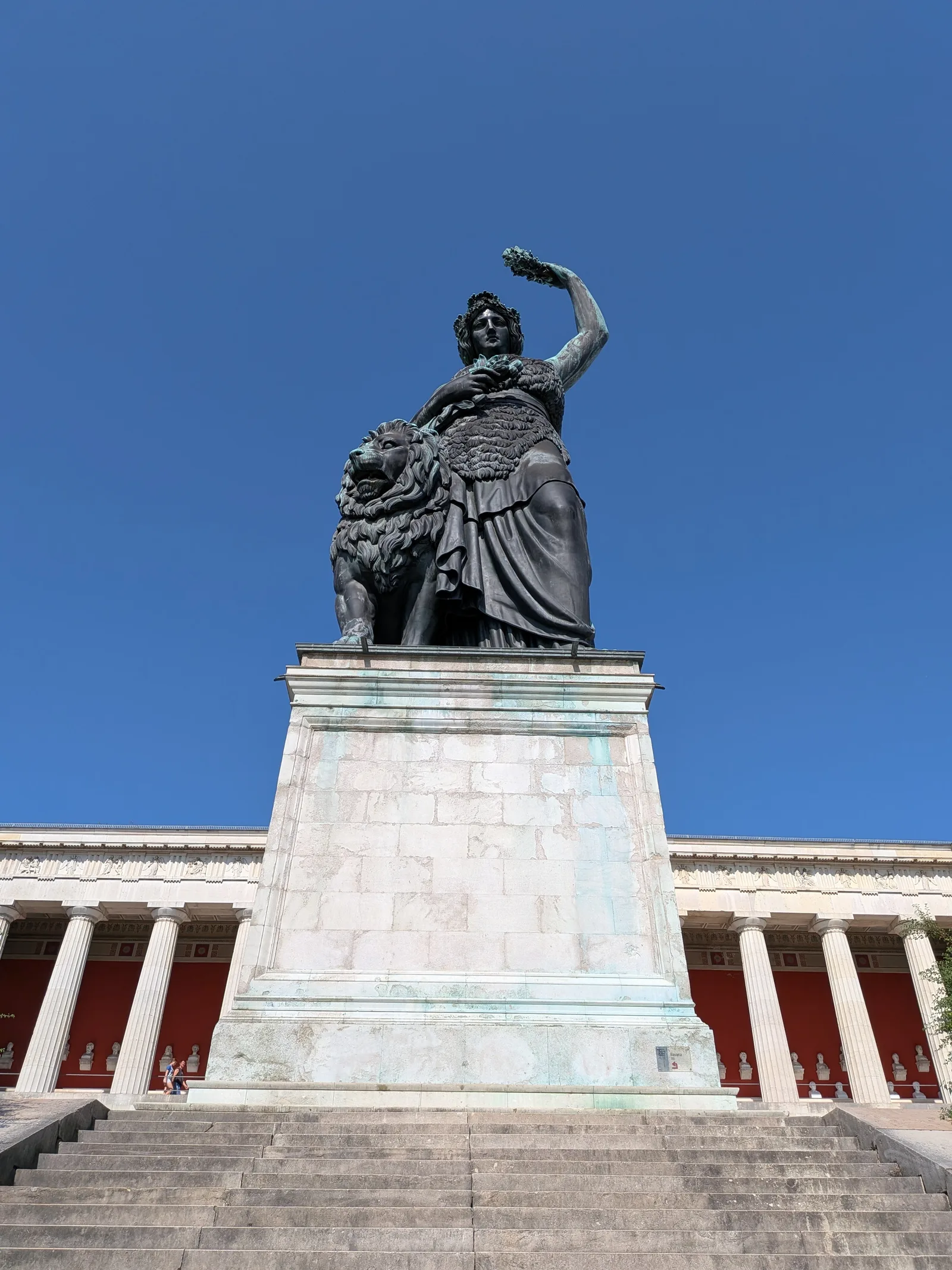 Interior at Bavaria Statue Munich — travel photo