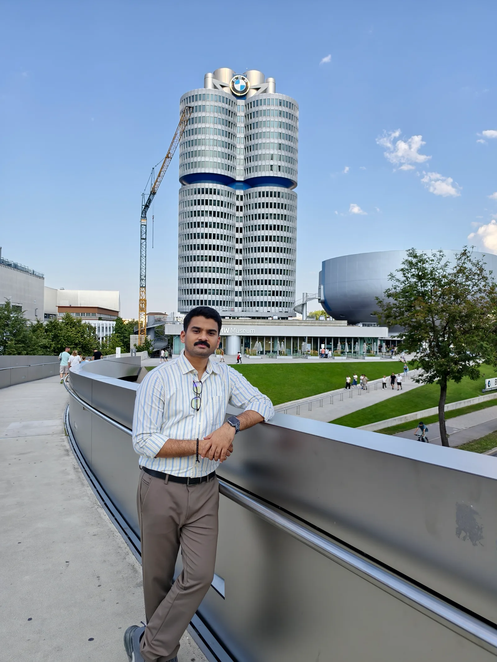 Main view at BMW Museum Munich — travel photo
