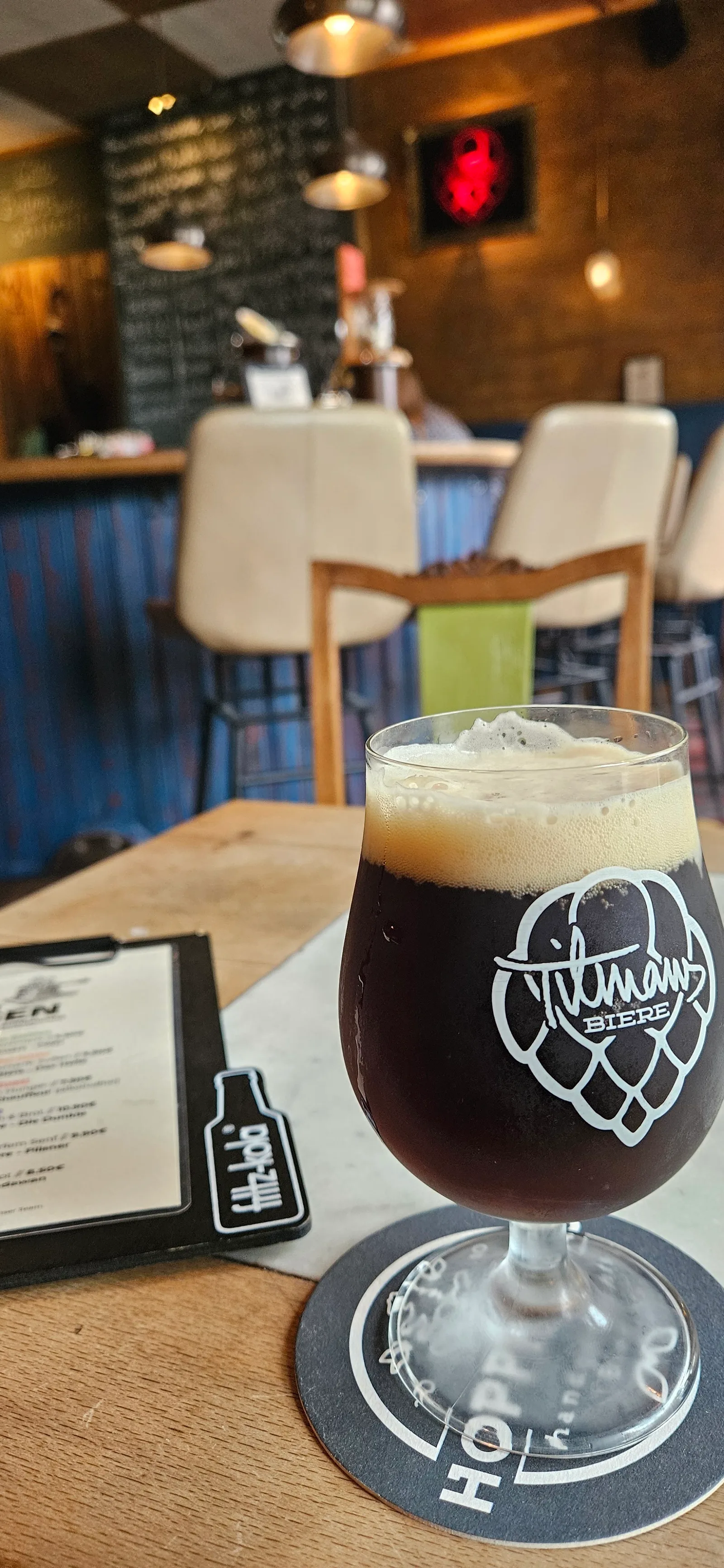 Interior at Frisches Bier Munich — travel photo