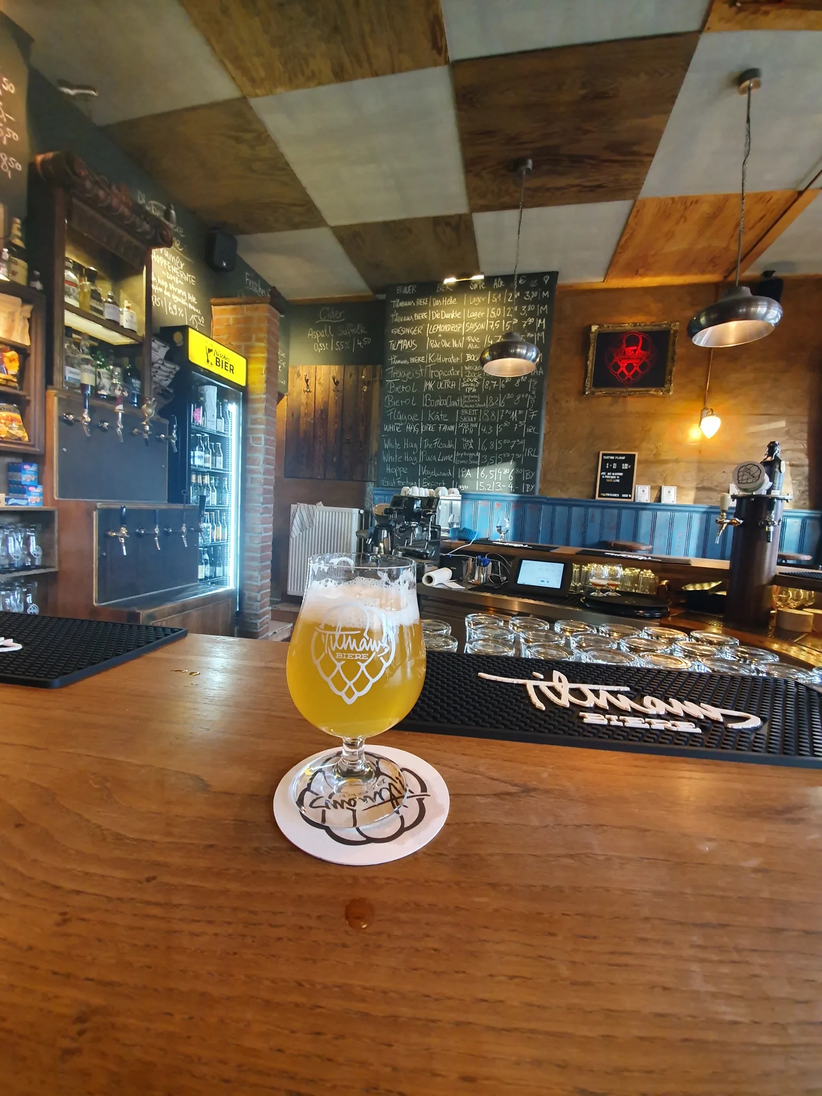 Details at Frisches Bier Munich — travel photo