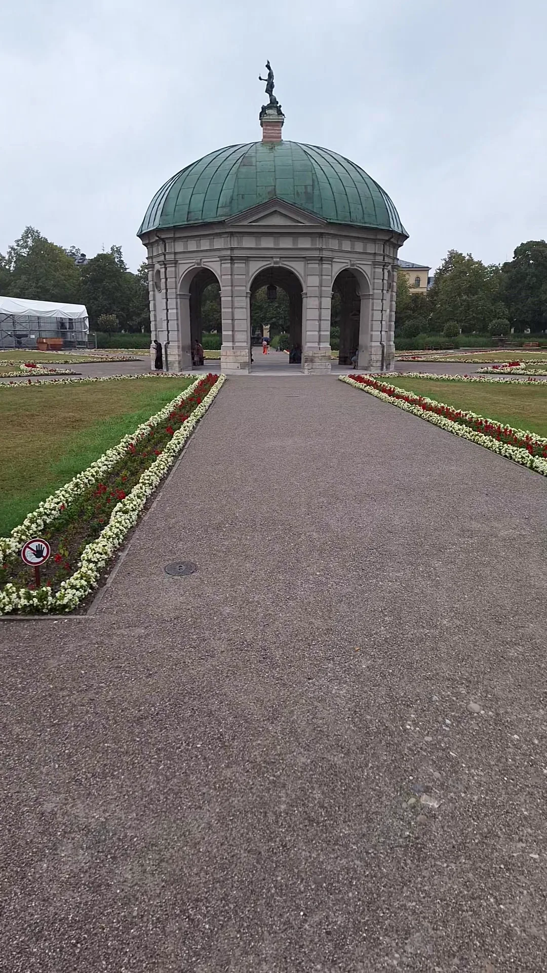 Main view at Hofgarten Munich — travel photo