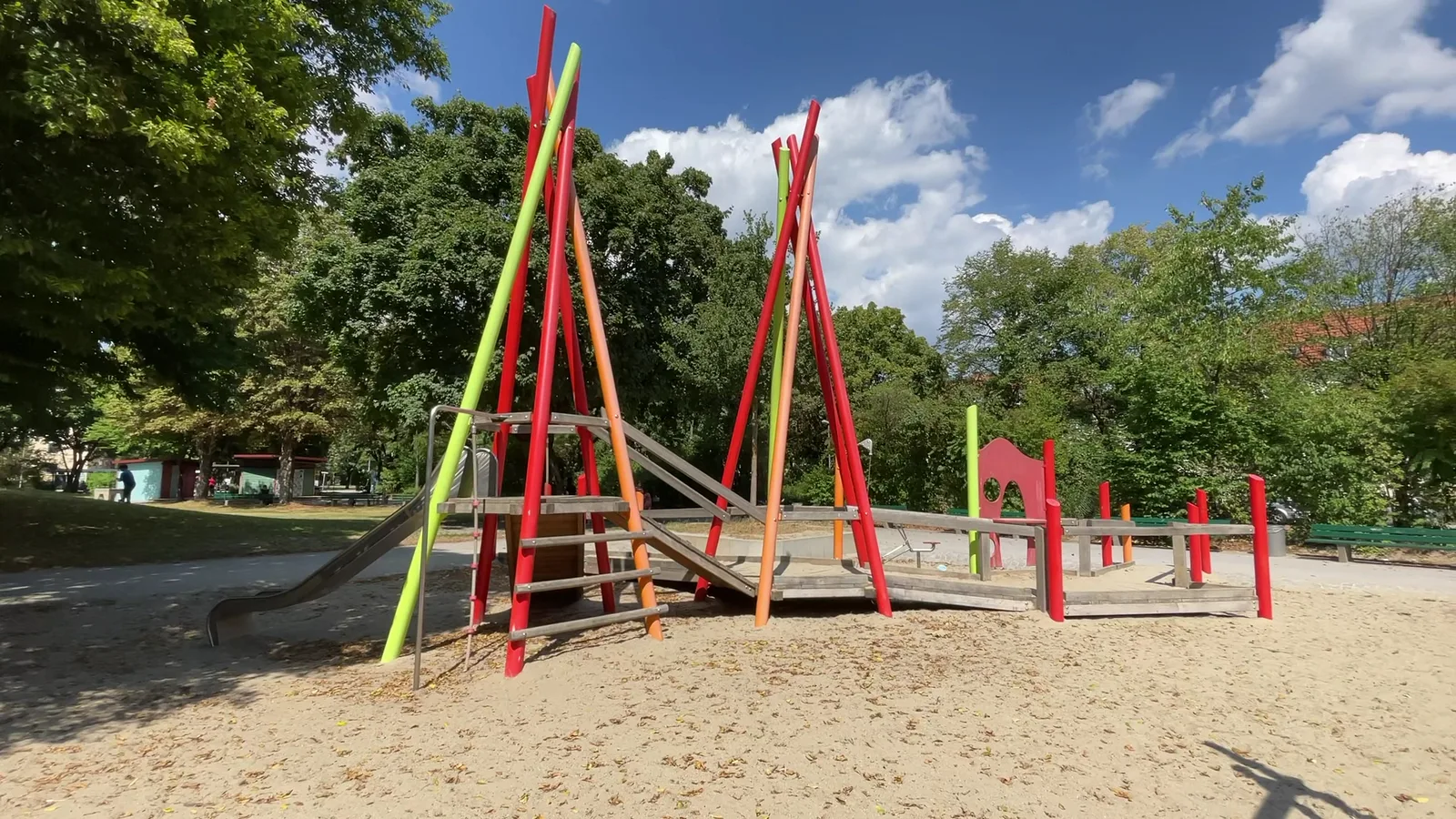 Interior at Indianerspielplatz Munich — travel photo