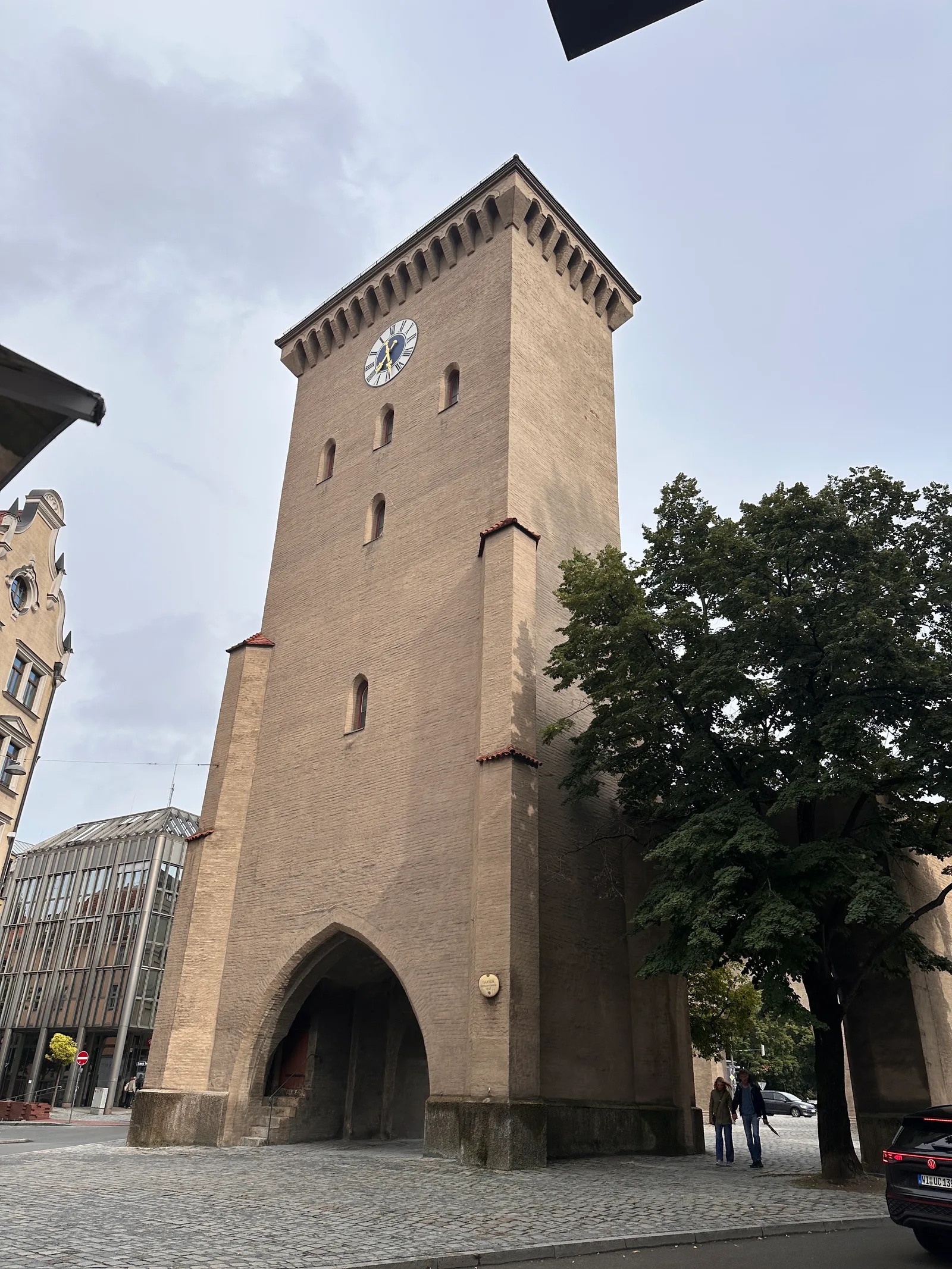Main view at Isar Gate Munich — travel photo