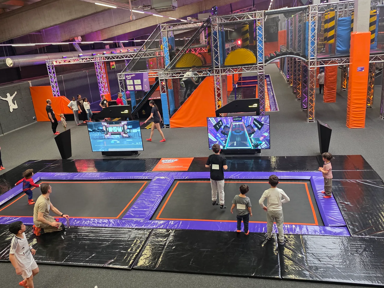Main view at JUMP House München (ehemals AirHop) Munich — travel photo
