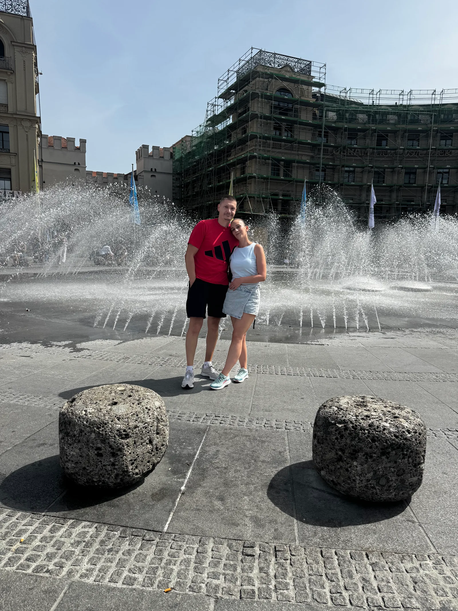 Main view at Karlsplatz (Stachus) Munich — travel photo