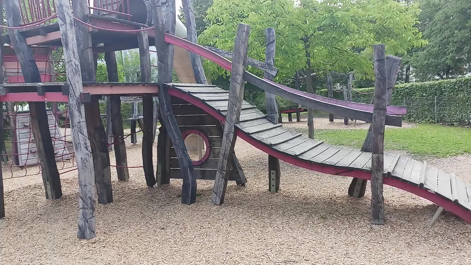 Interior at Playground at the castle wall Nymphenburg Munich — travel photo