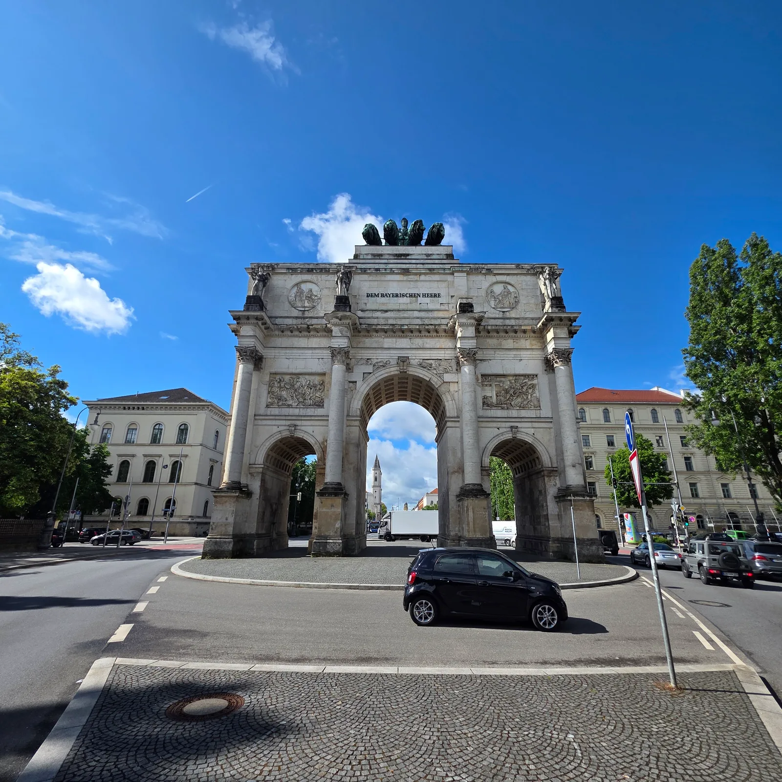 Interior at Siegestor Munich — travel photo