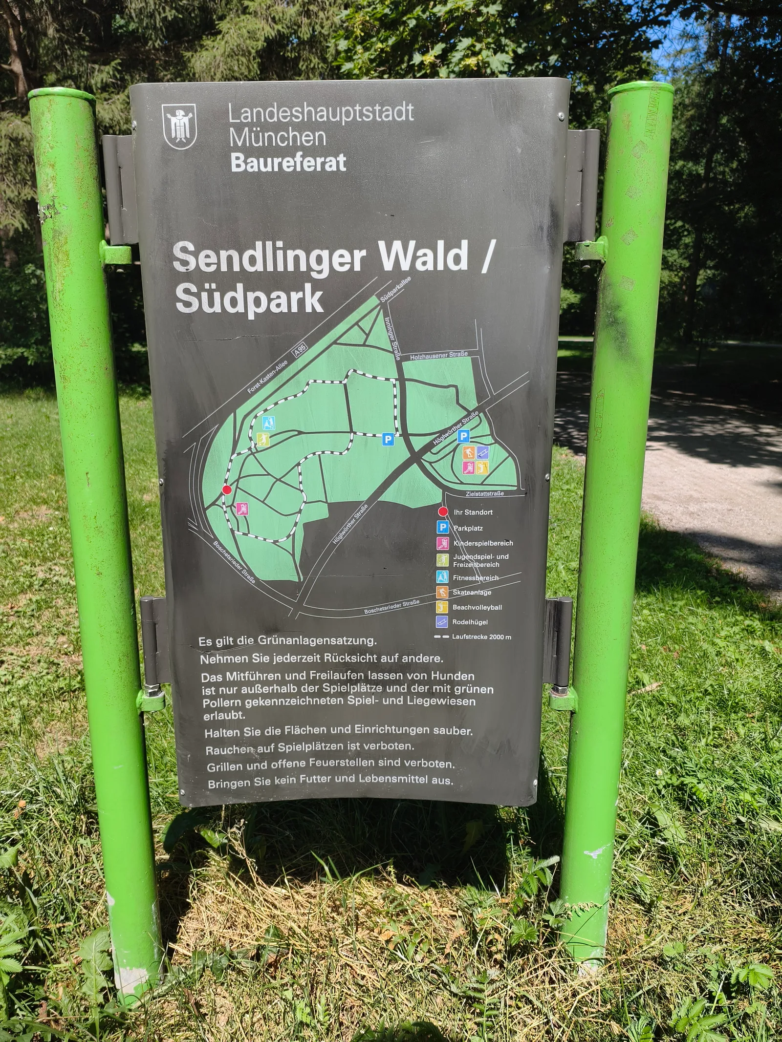 Main view at South Park Munich — travel photo