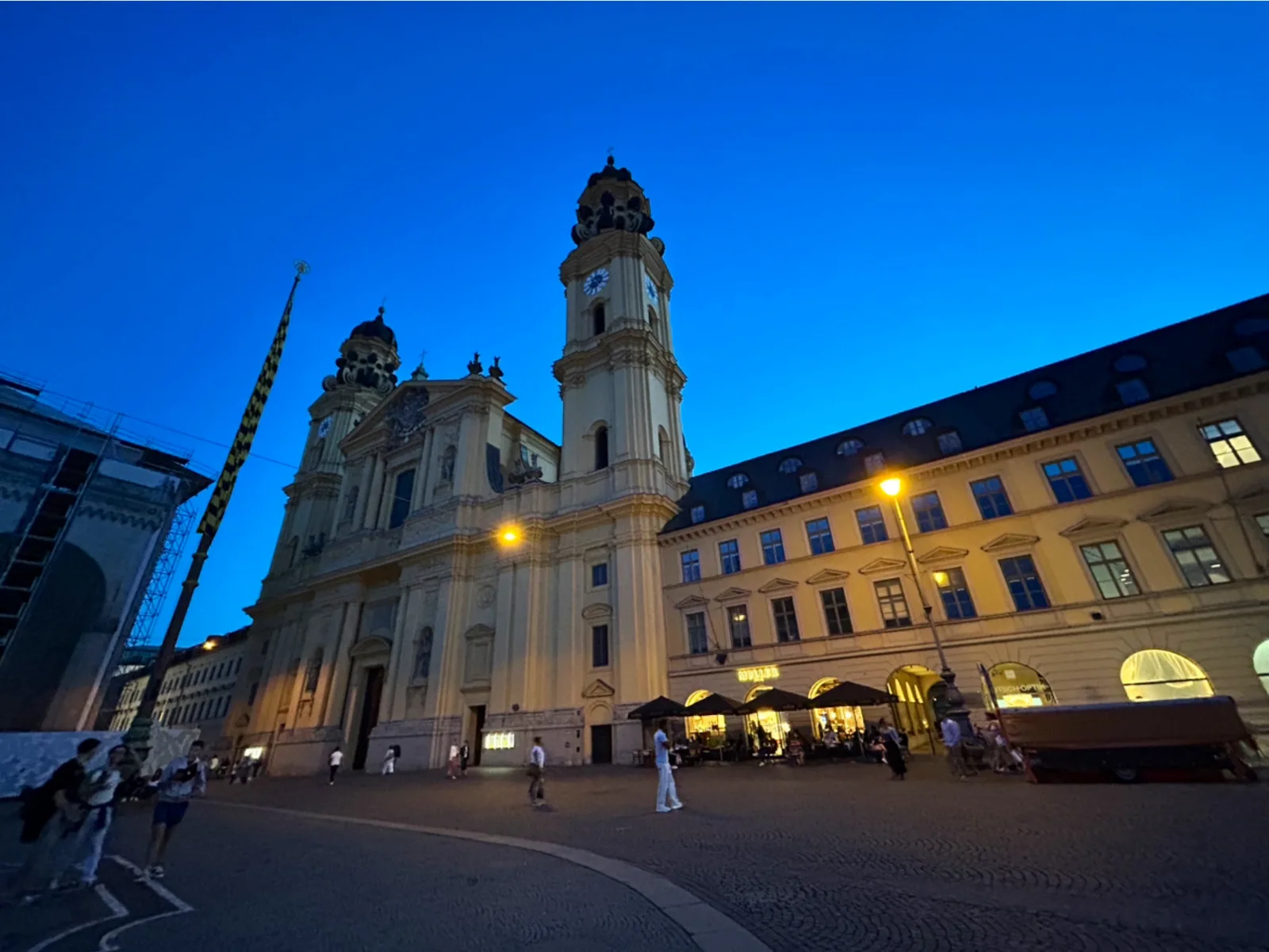 Atmosphere at Theatine Church Munich — travel photo