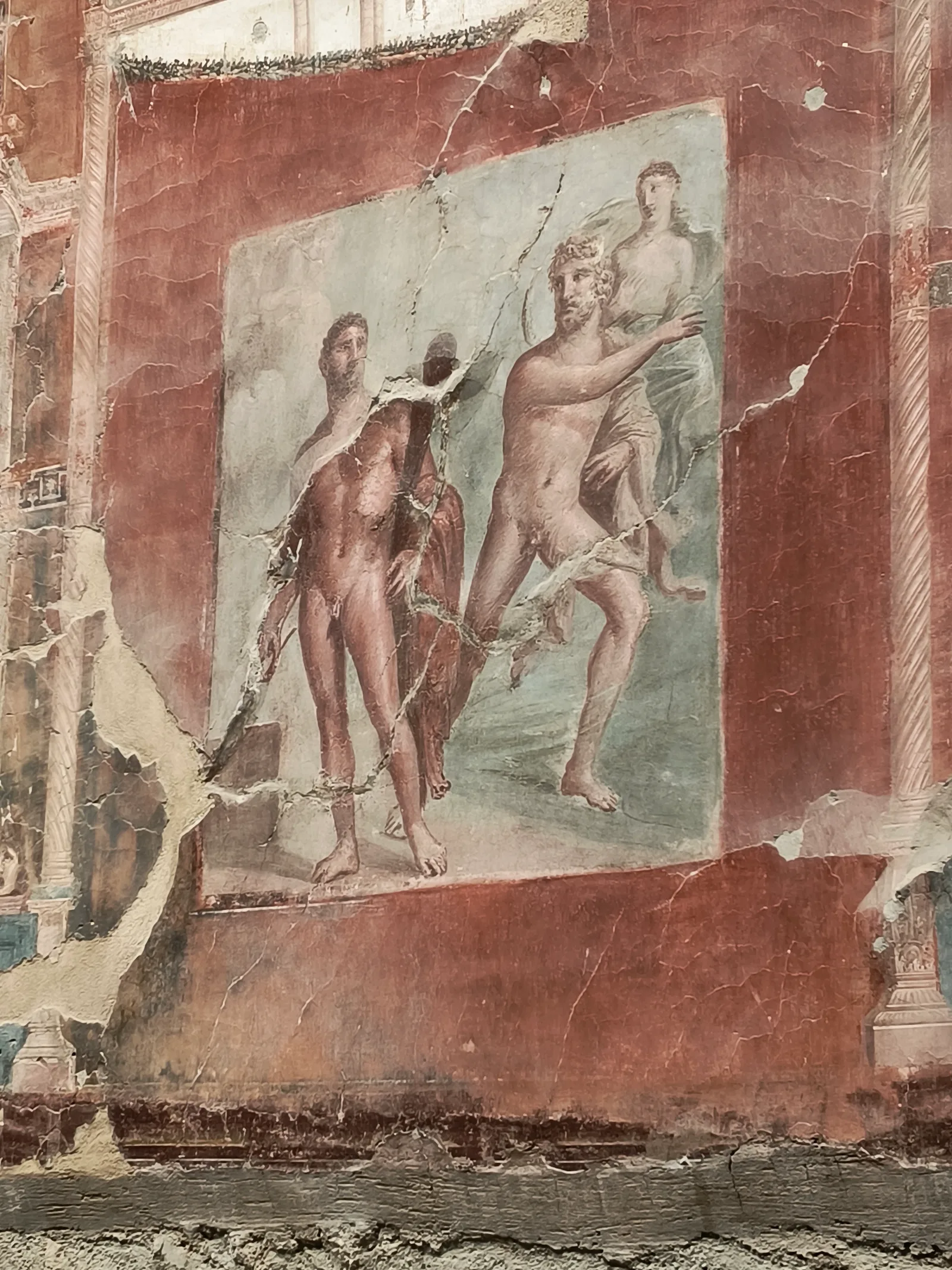 Main view at Archaeological Park of Herculaneum Naples — travel photo