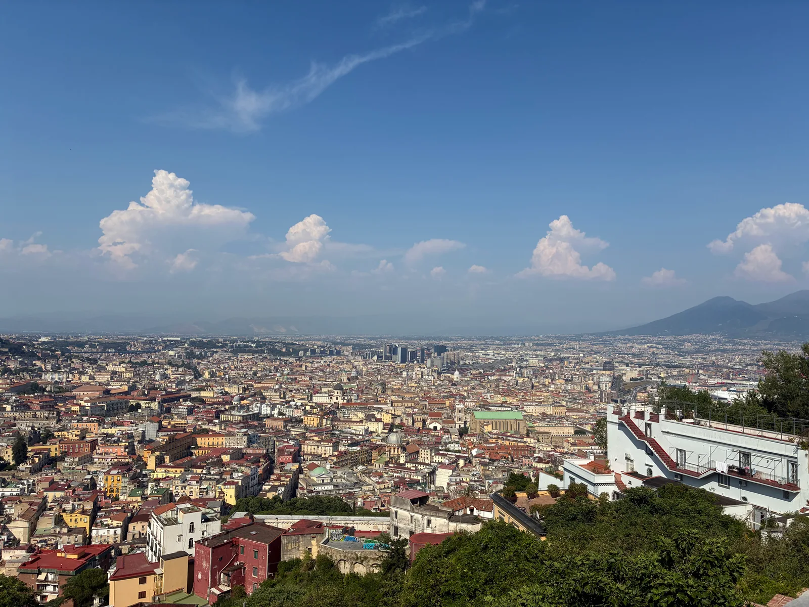 Atmosphere at Best Viewpoint Napoli Naples — travel photo