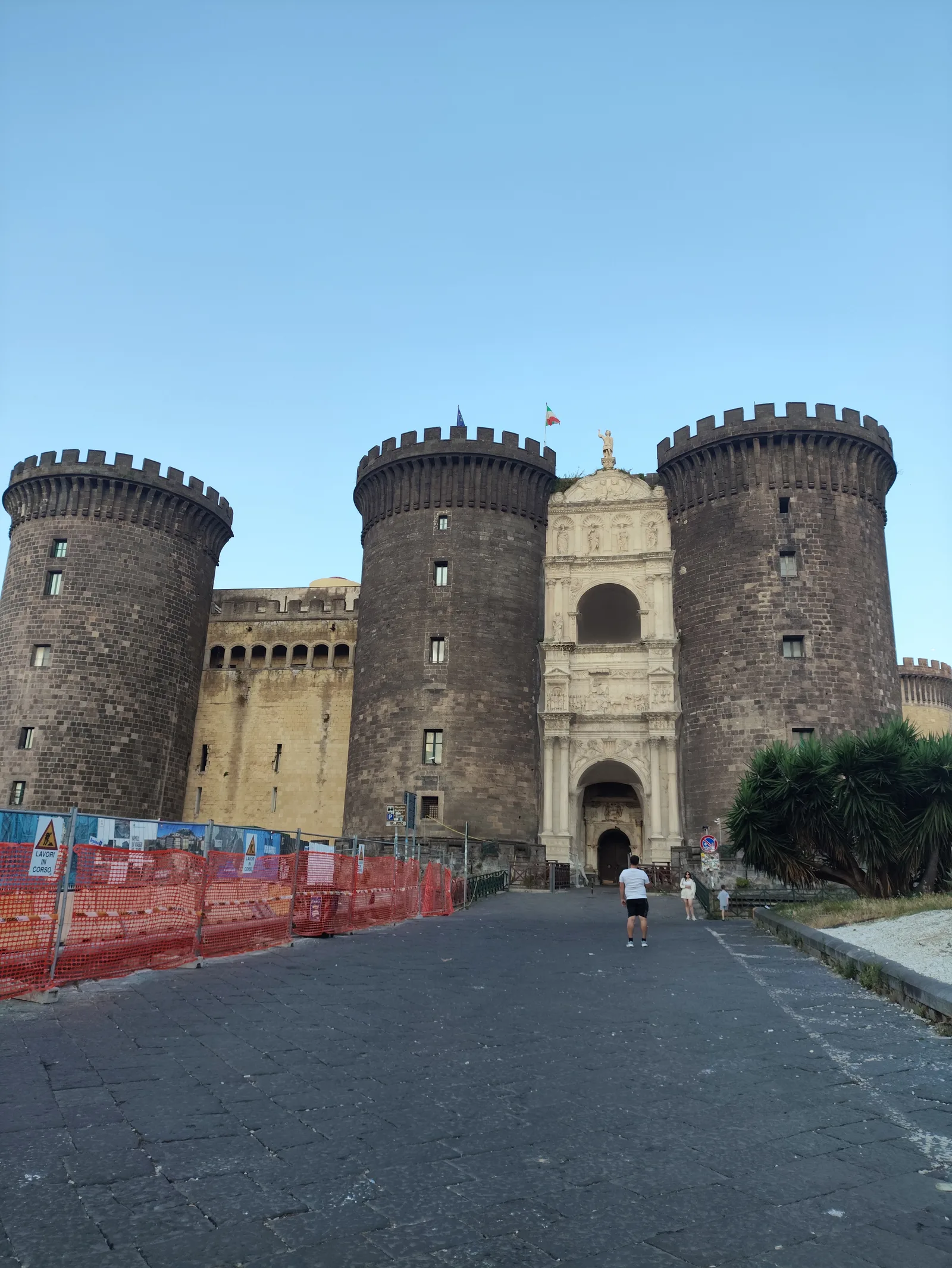 Interior at Castel Nuovo Naples — travel photo