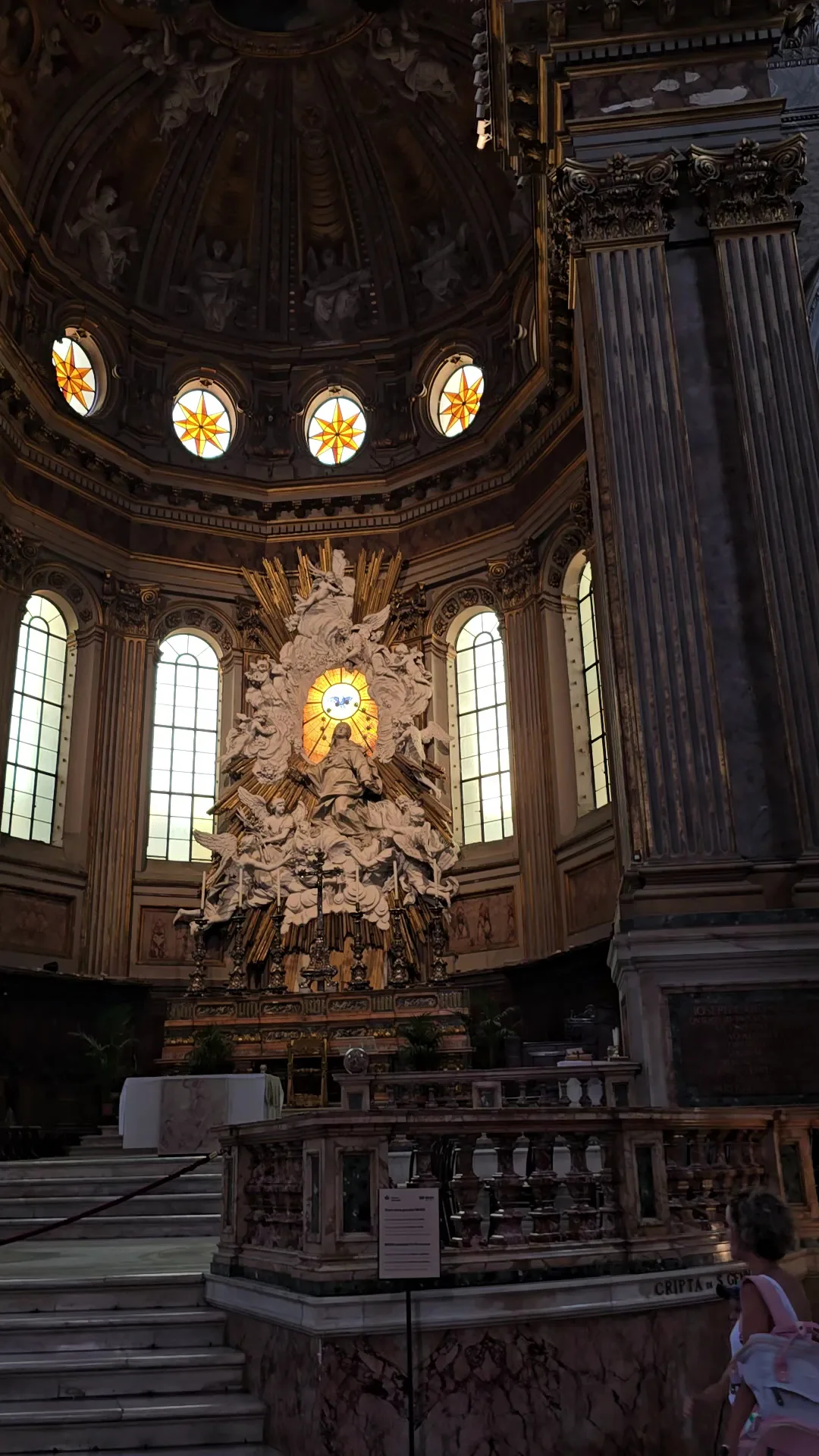 Main view at Cathedral of Santa Maria Assunta Naples — travel photo