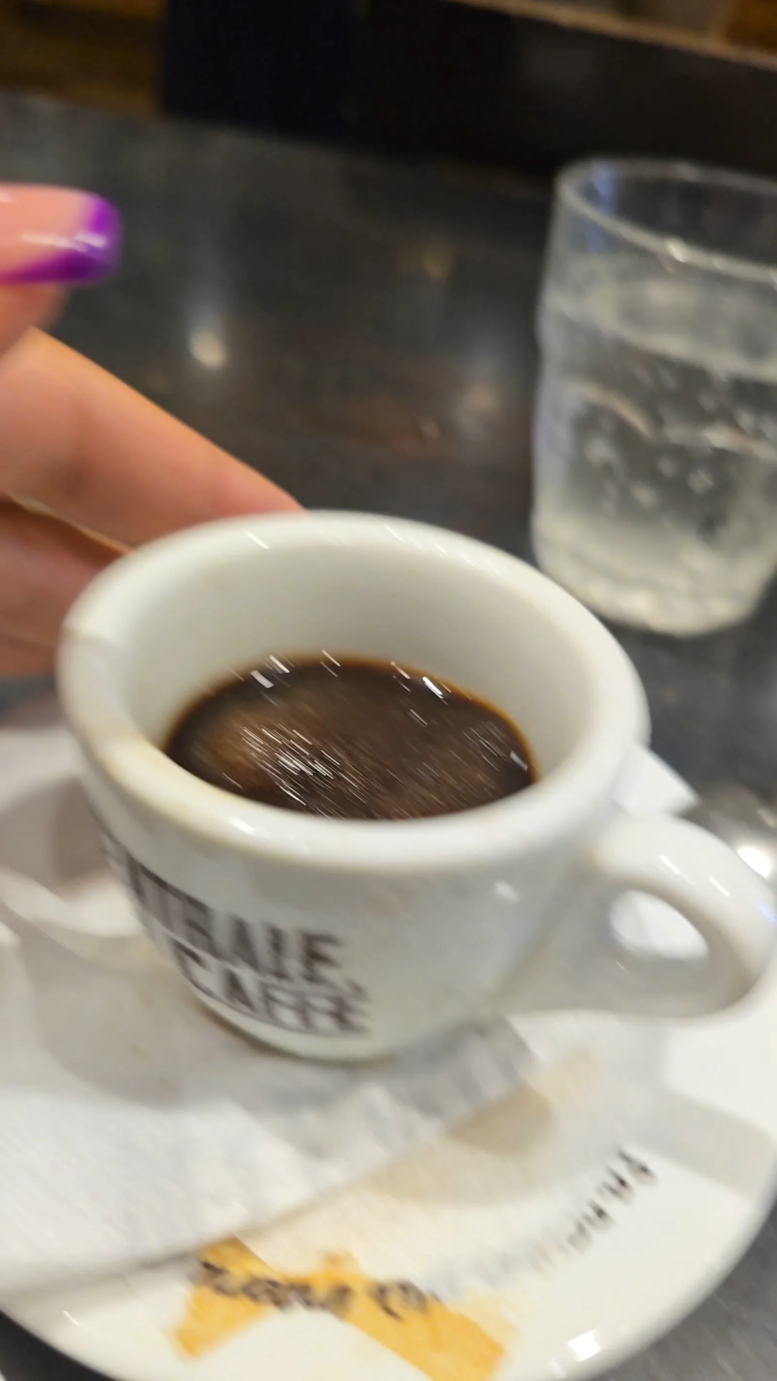 Main view at Centrale del Caffé Naples — travel photo