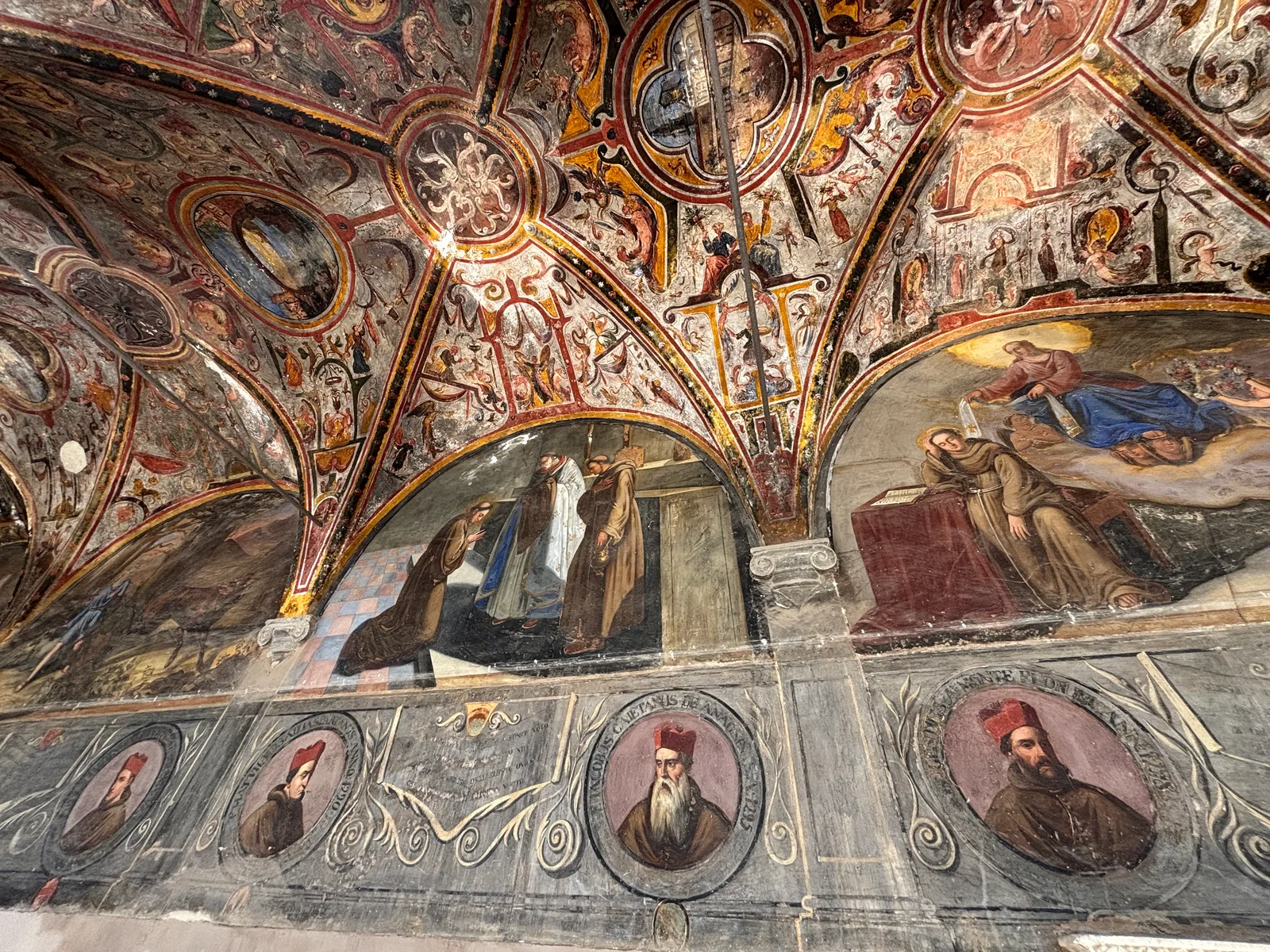 Interior at Church of Santa Maria la Nova Naples — travel photo