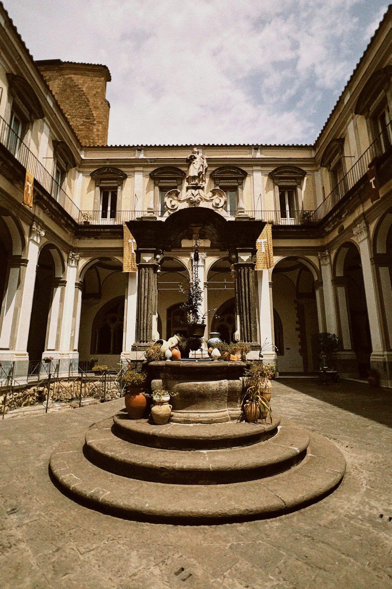Interior at Complesso Monumentale San Lorenzo Maggiore Naples — travel photo