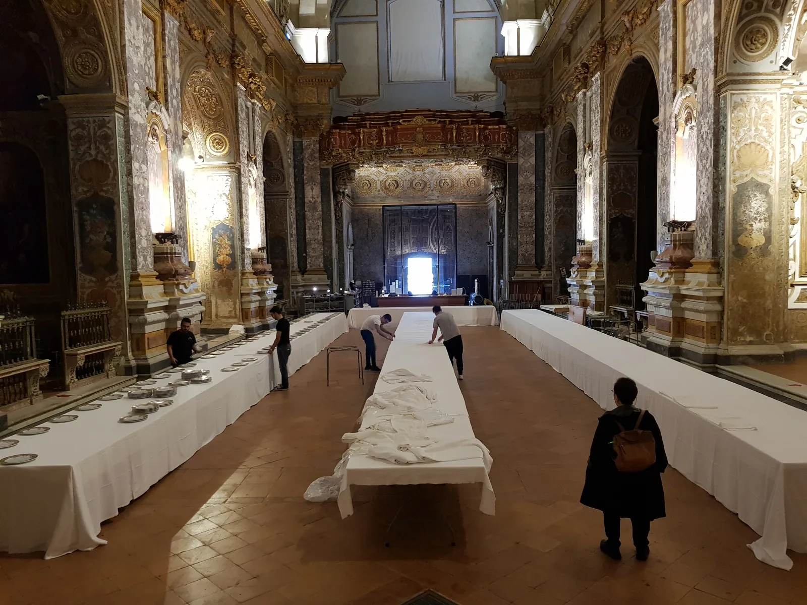 Main view at Donnaregina Monumental Complex - Diocesan Museum of Naples Naples — travel photo