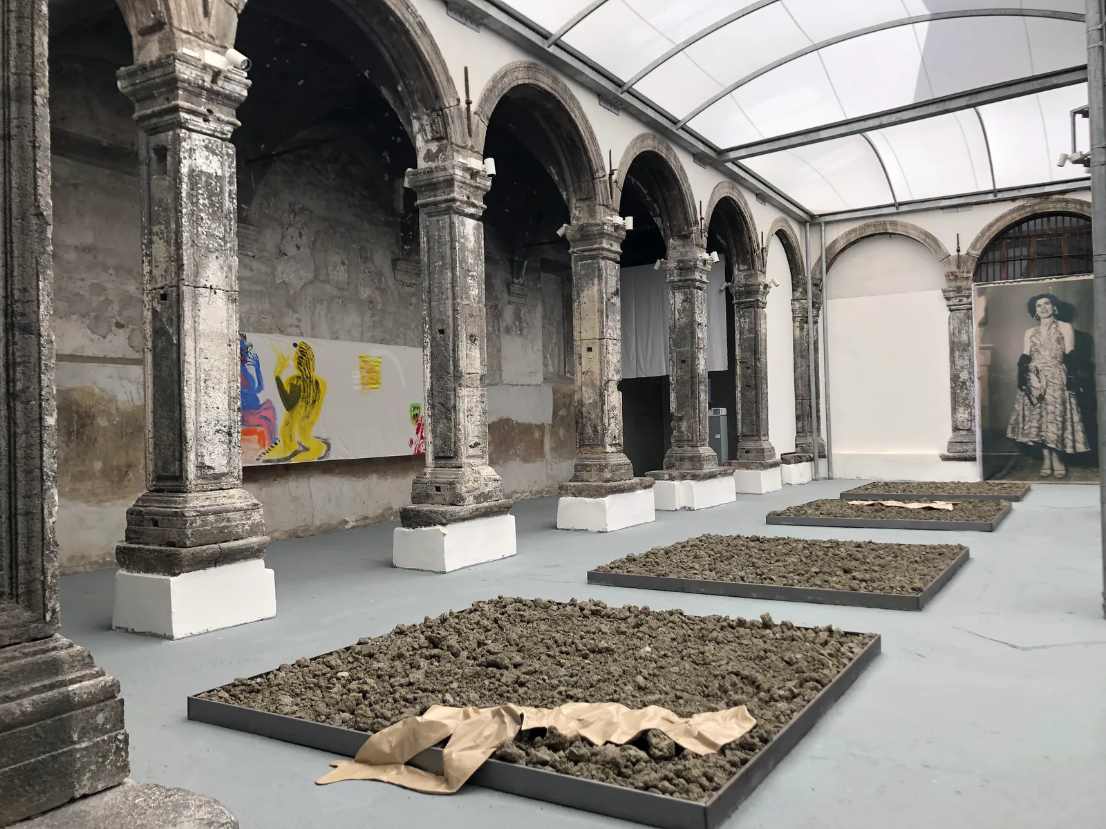 Interior at Fondazione Made in Cloister Naples — travel photo