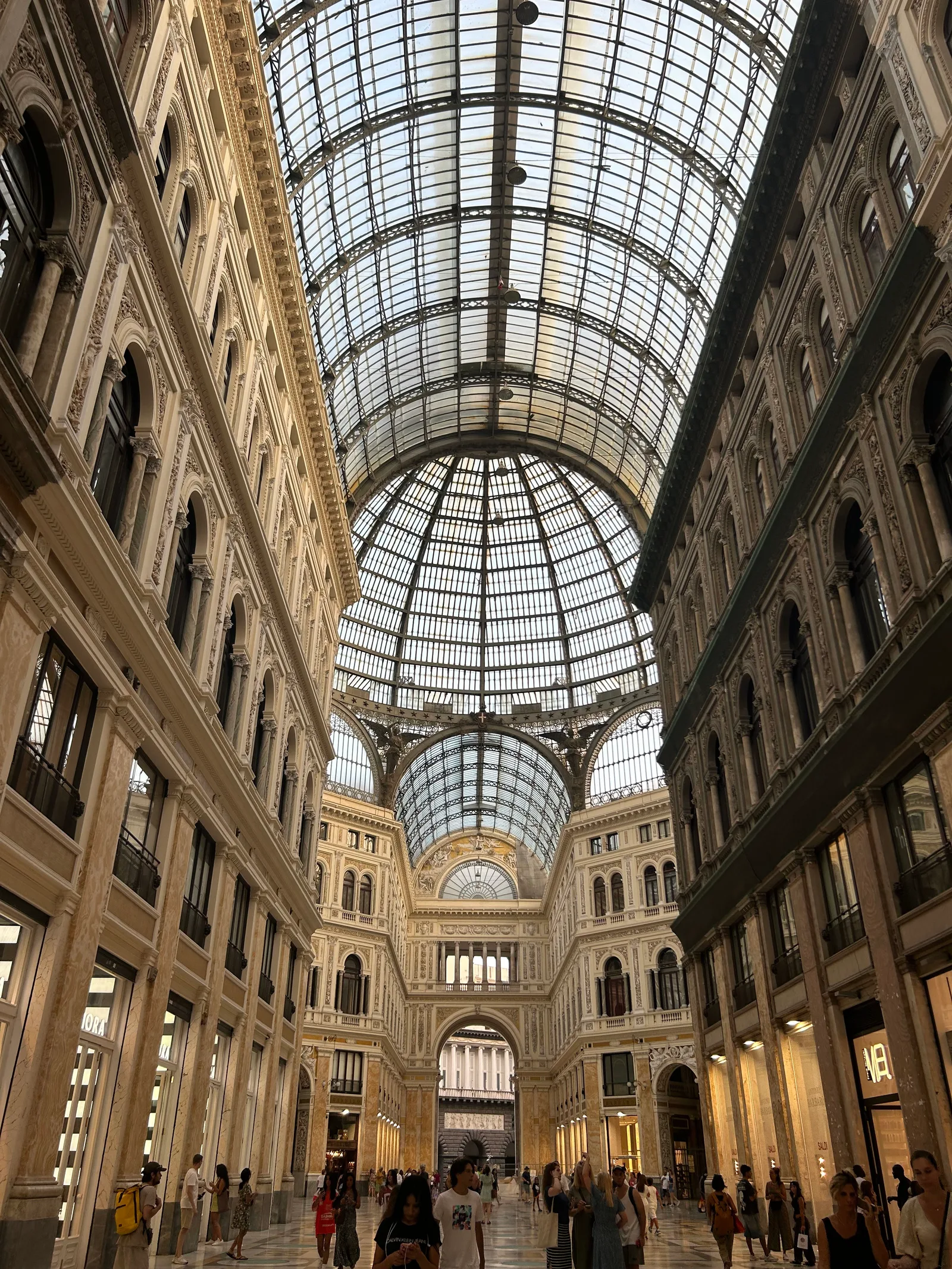 Interior at Galleria Umberto I Naples — travel photo