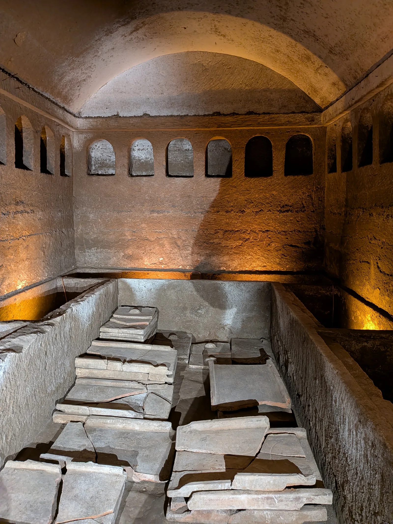 Interior at Ipogeo dei Cristallini Naples — travel photo