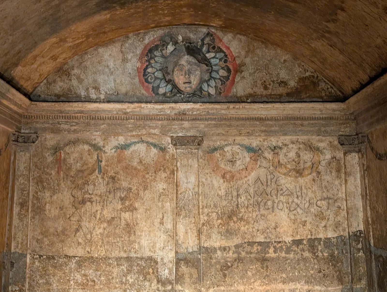 Details at Ipogeo dei Cristallini Naples — travel photo