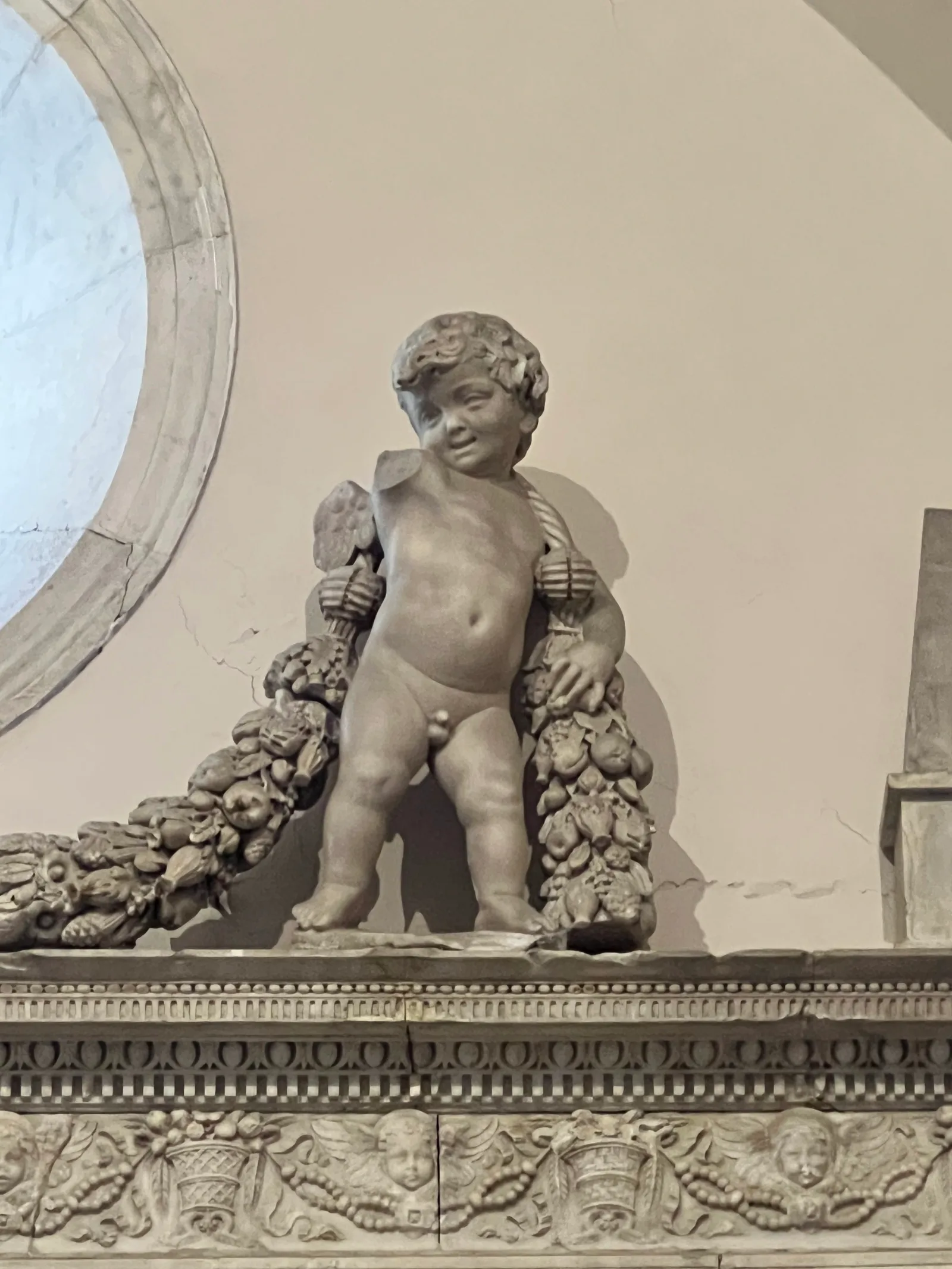 Details at Monumental Complex of Saint Anne of the Lombards Naples — travel photo
