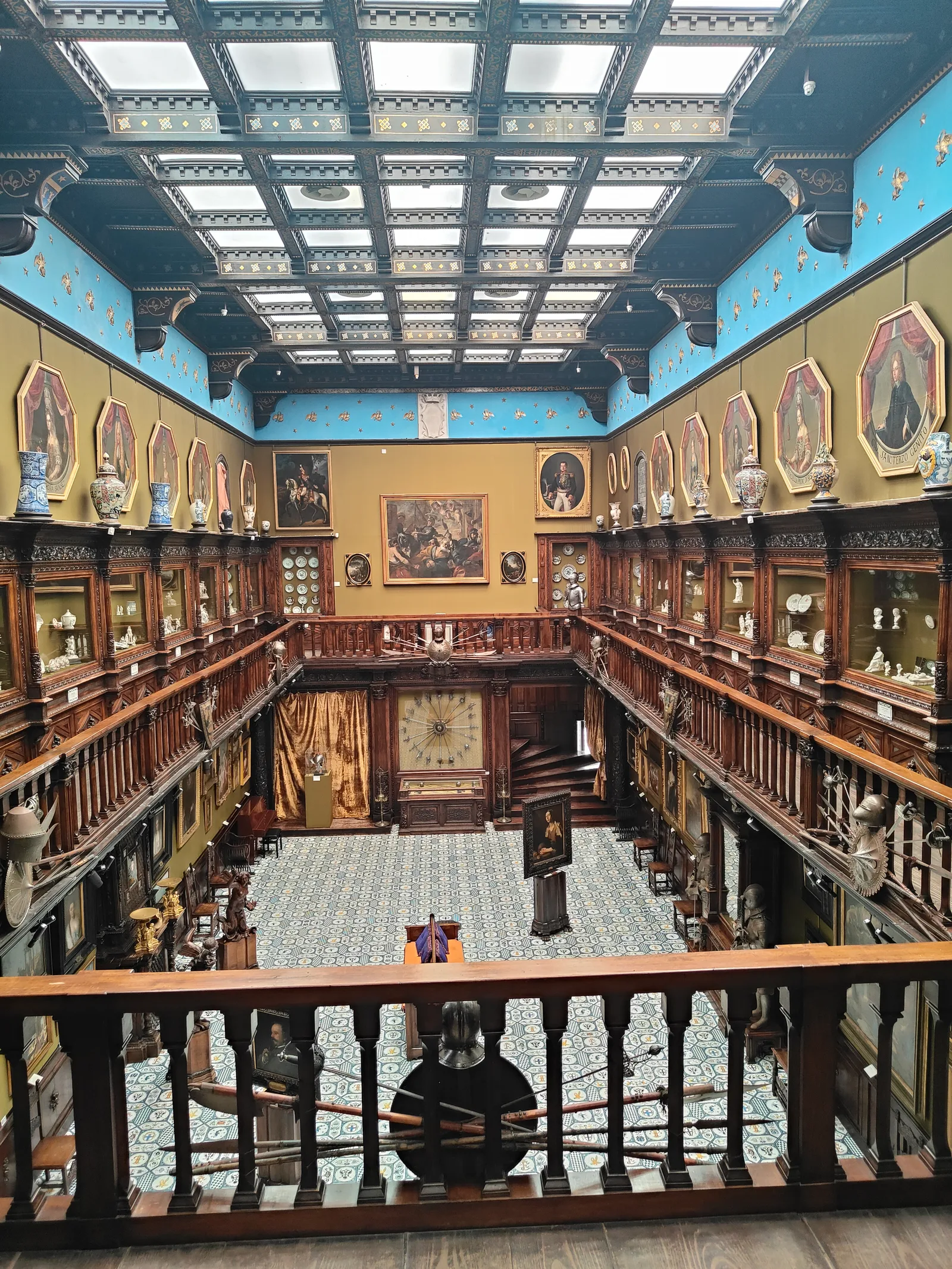 Main view at Museo Civico Gaetano Filangieri Naples — travel photo