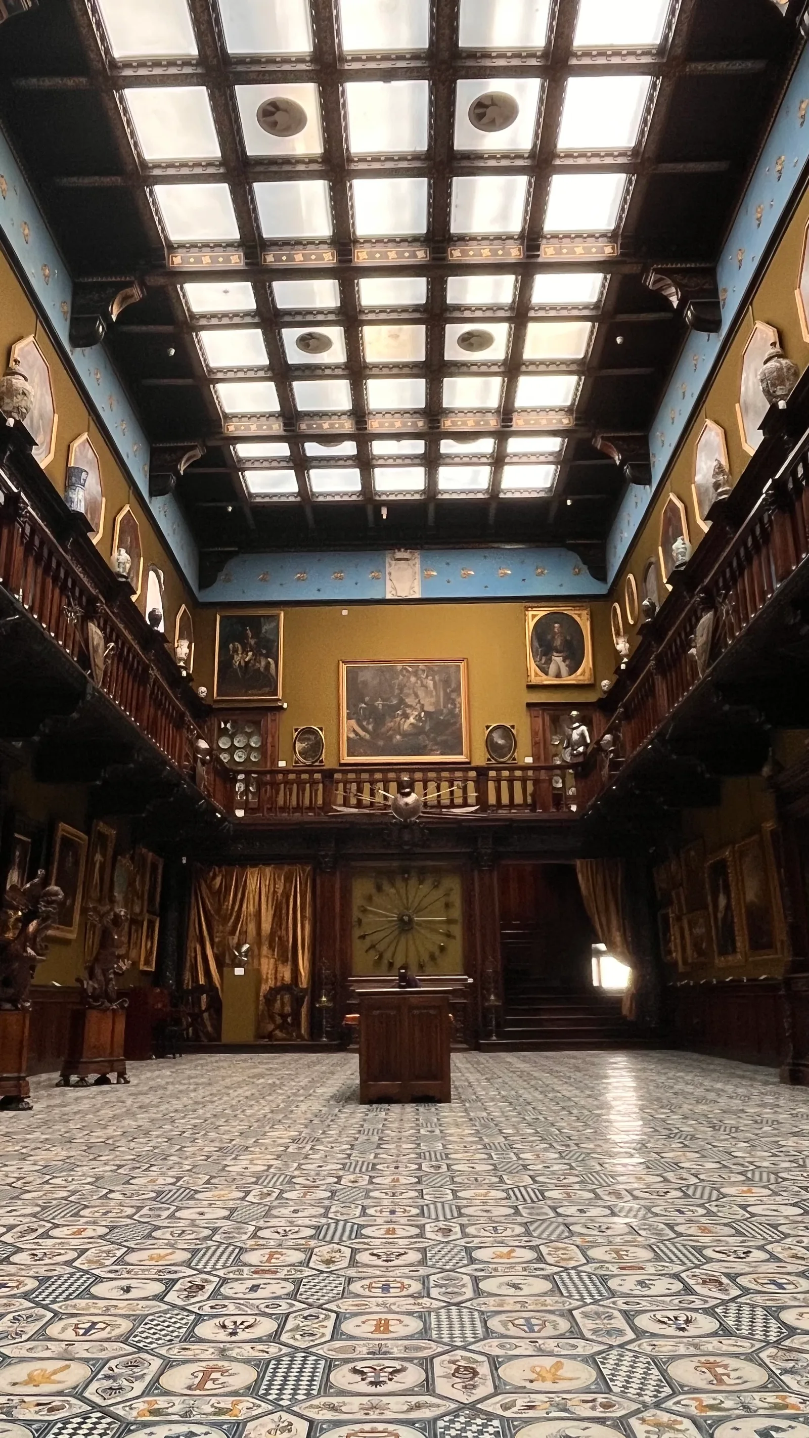 Interior at Museo Civico Gaetano Filangieri Naples — travel photo