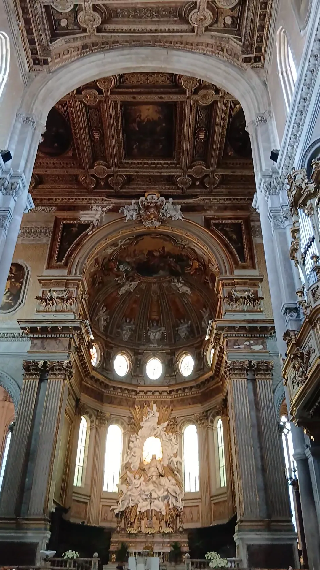 Main view at Museum of the Treasure of San Gennaro Naples — travel photo