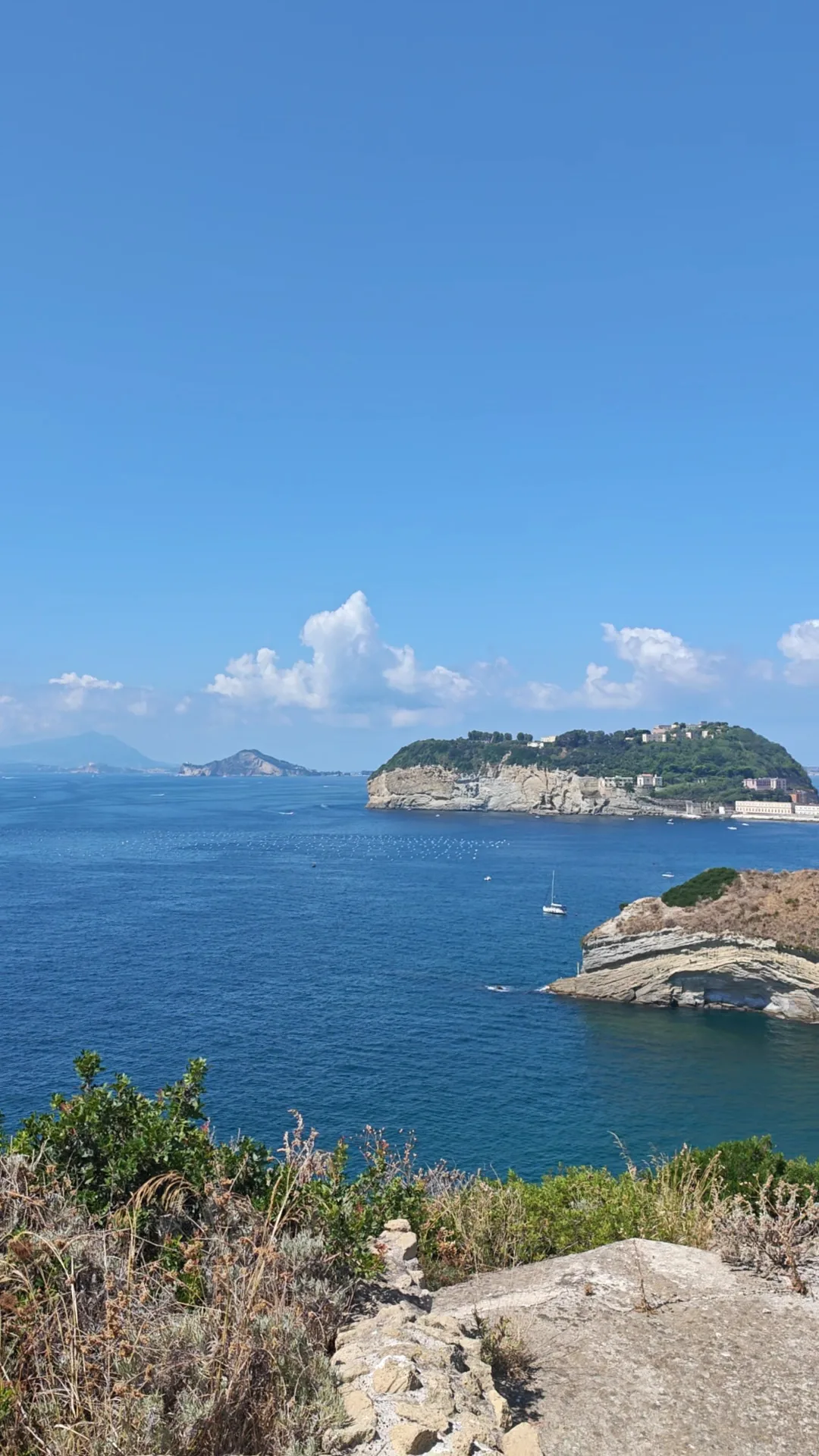 Main view at Parco Archeologico del Pausilypon Naples — travel photo