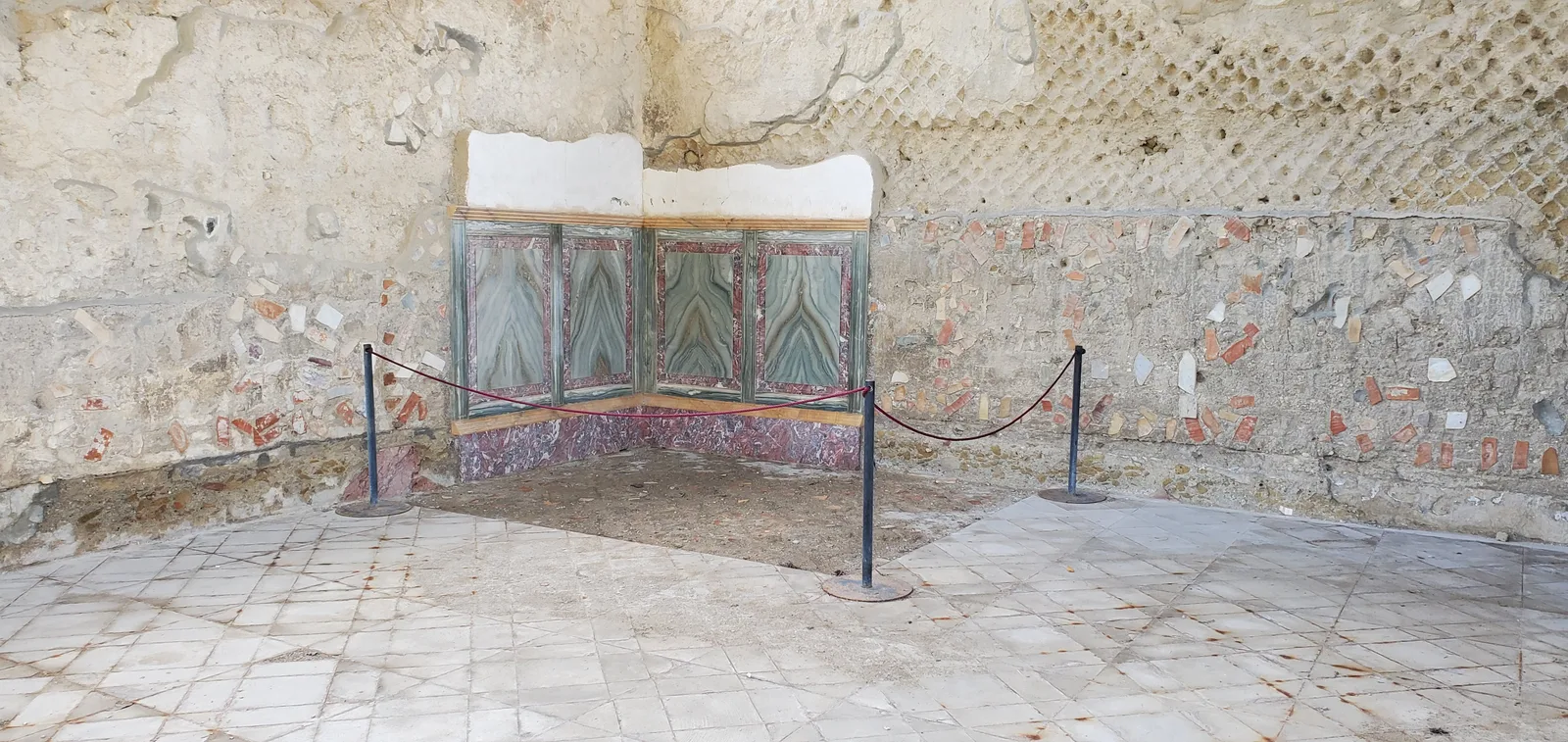 Interior at Parco Archeologico del Pausilypon Naples — travel photo