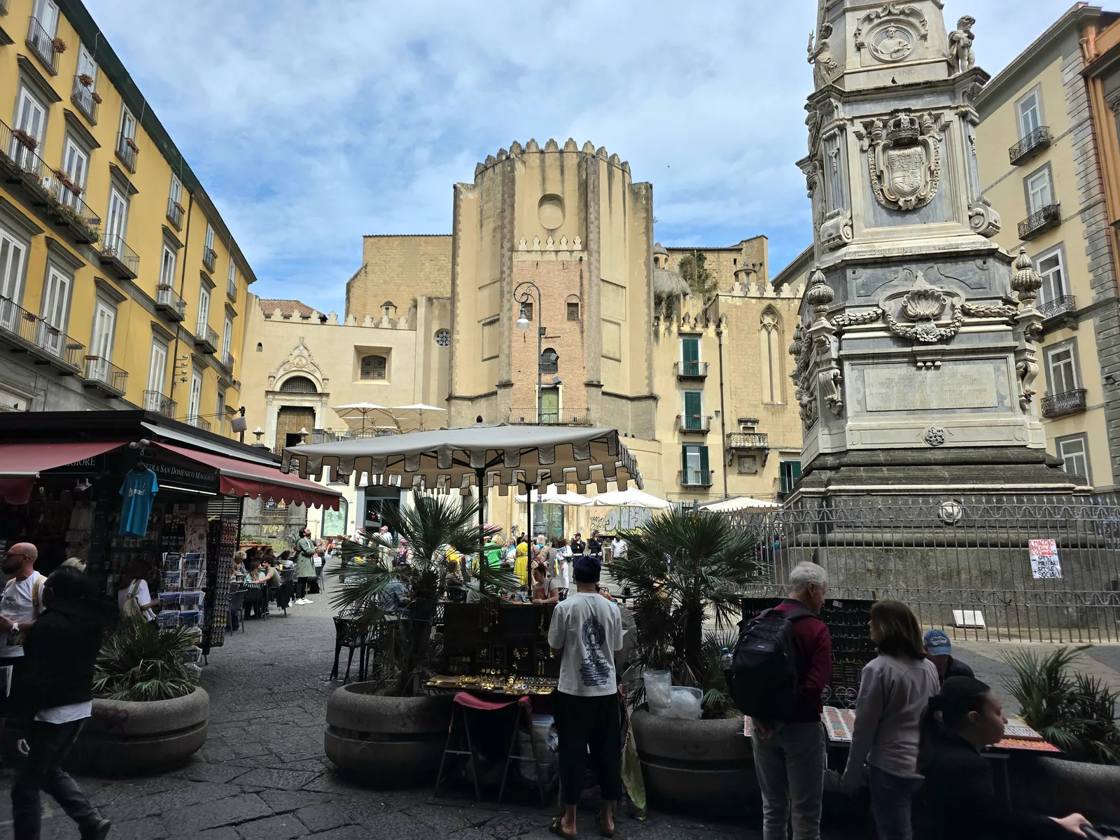 Interior at Piazza San Domenico Maggiore Naples — travel photo