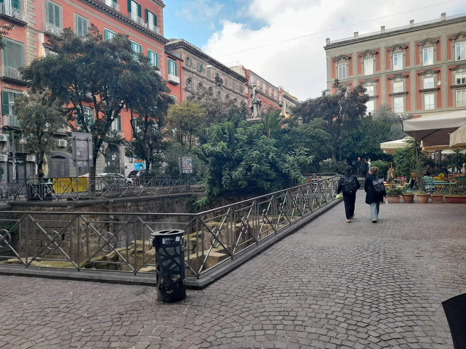 Atmosphere at Piazza Vincenzo Bellini Naples — travel photo