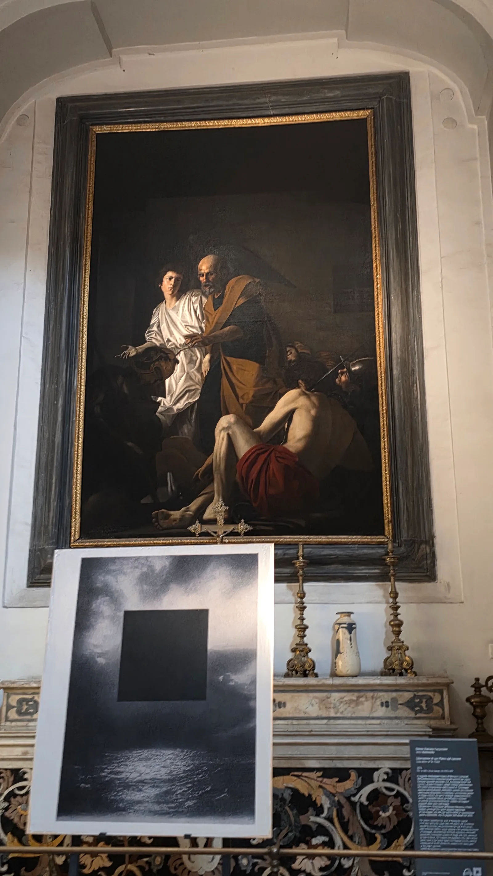Atmosphere at Pio Monte della Misericordia Naples — travel photo