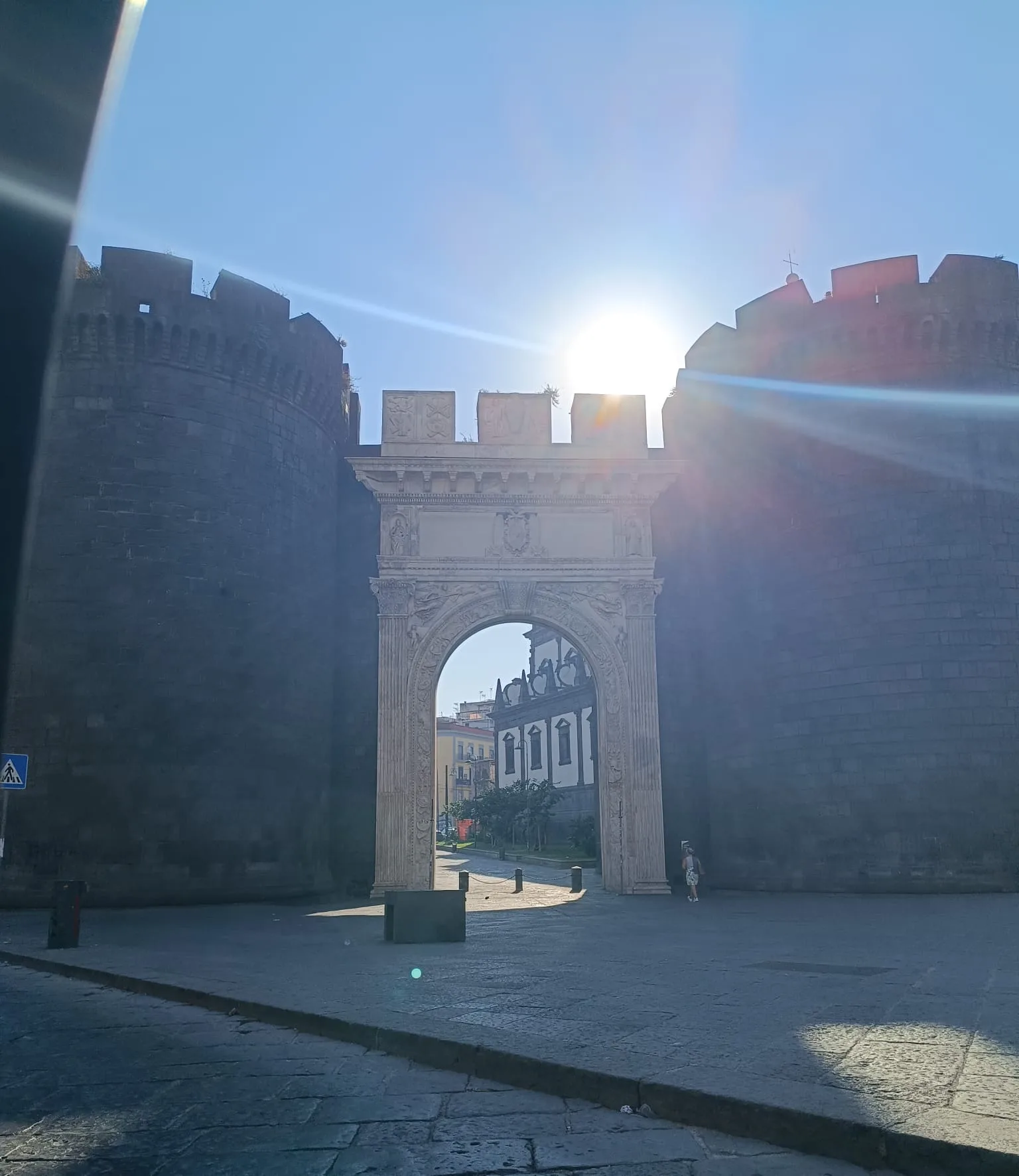Main view at Porta Capuana Naples — travel photo