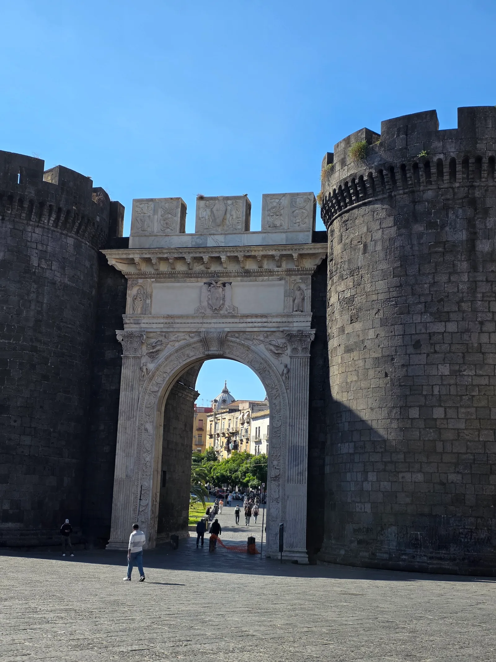 Details at Porta Capuana Naples — travel photo