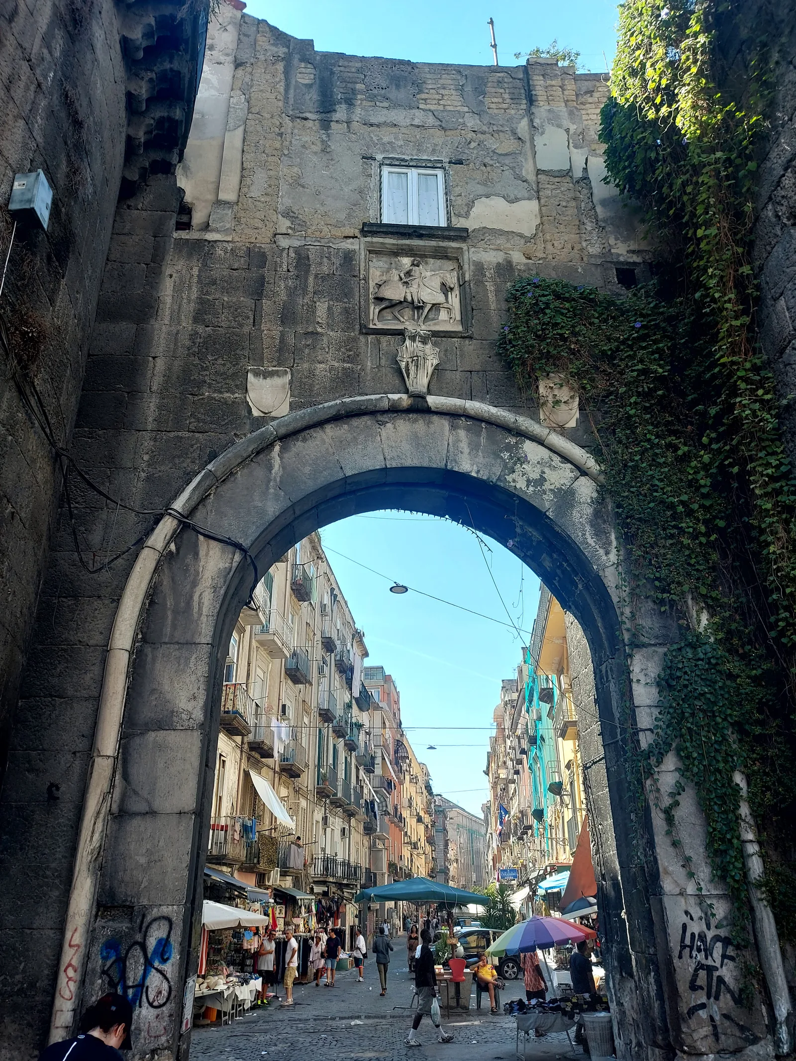 Main view at Porta Nolana Naples — travel photo