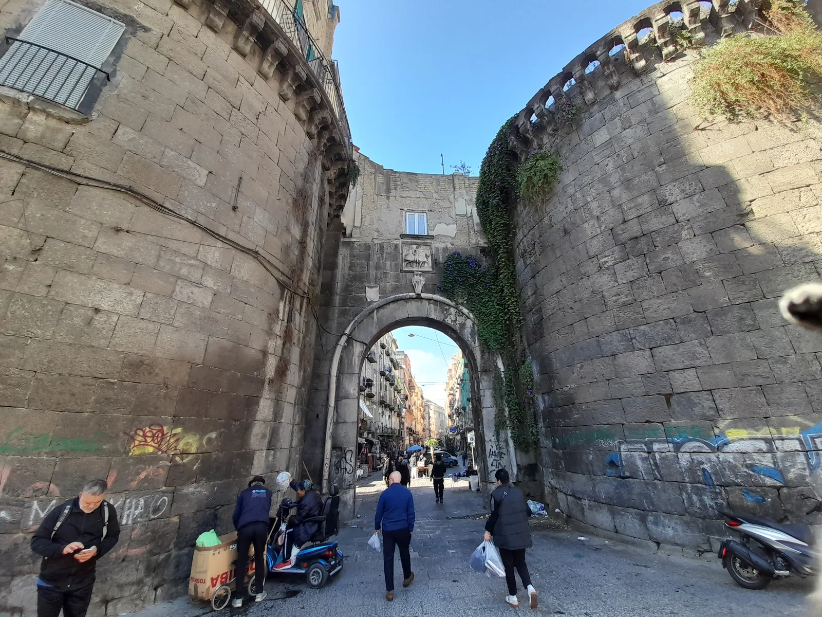 Details at Porta Nolana Naples — travel photo
