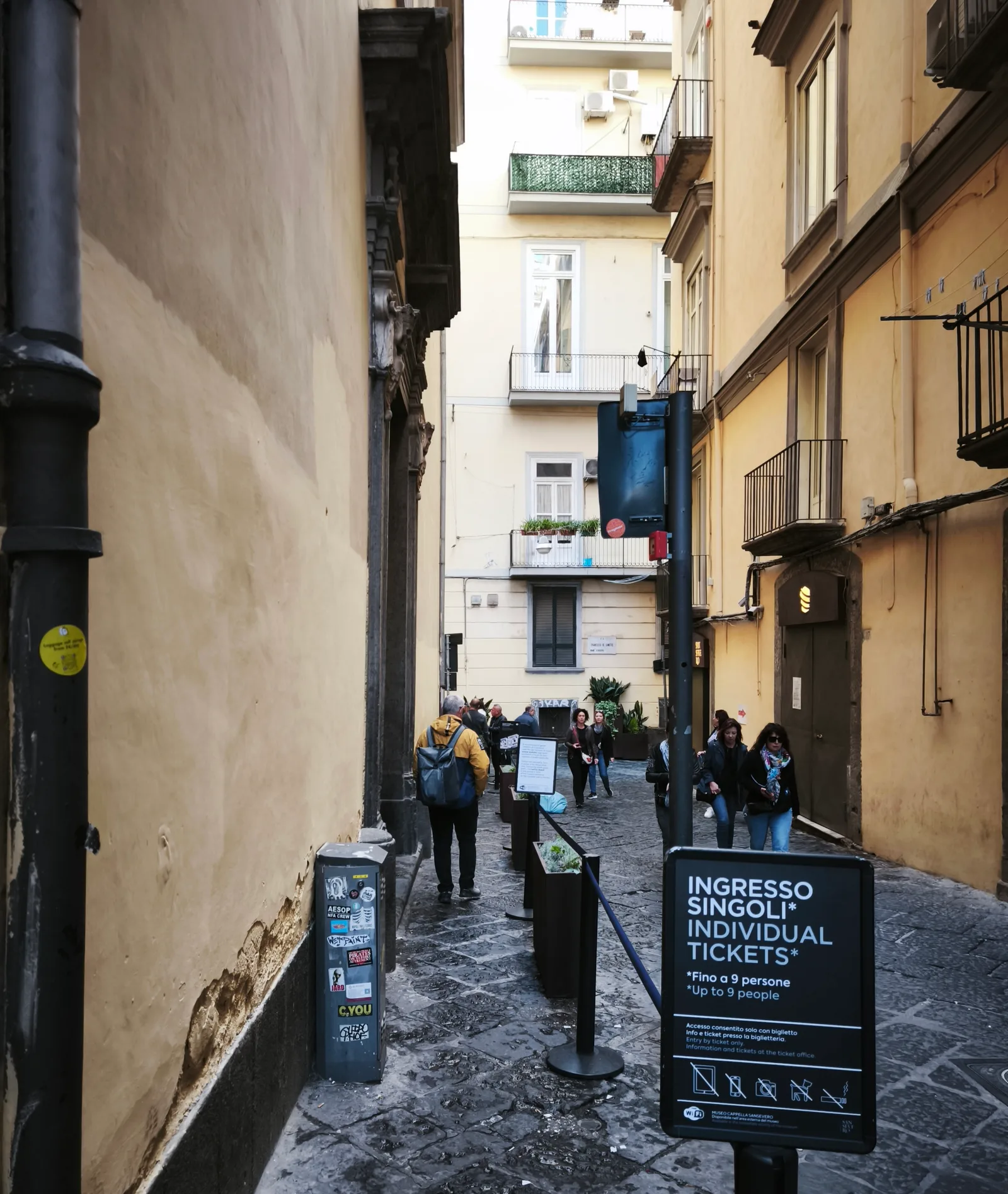 Atmosphere at Sansevero Chapel Museum Naples — travel photo