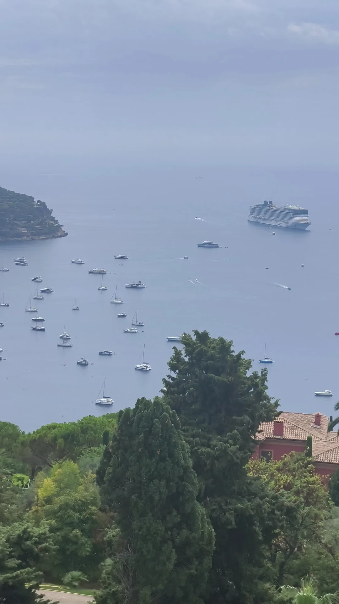 Main view at Belvédère de Villefranche sur Mer Nice — travel photo
