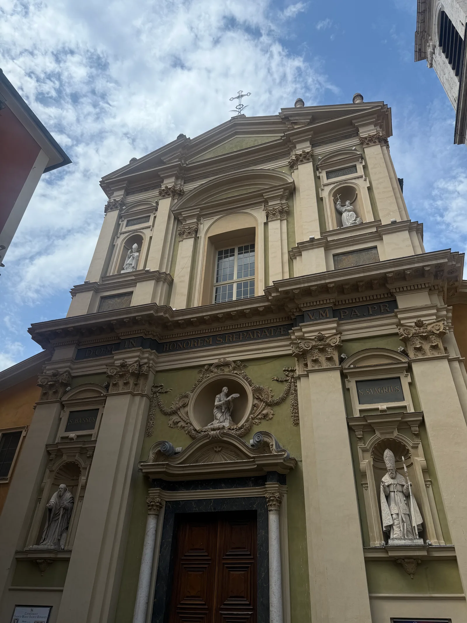 Main view at Cathédrale Sainte-Réparate de Nice Nice — travel photo