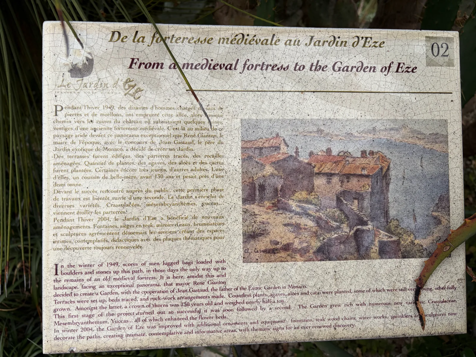 Details at Jardin Exotique d’Èze Nice — travel photo