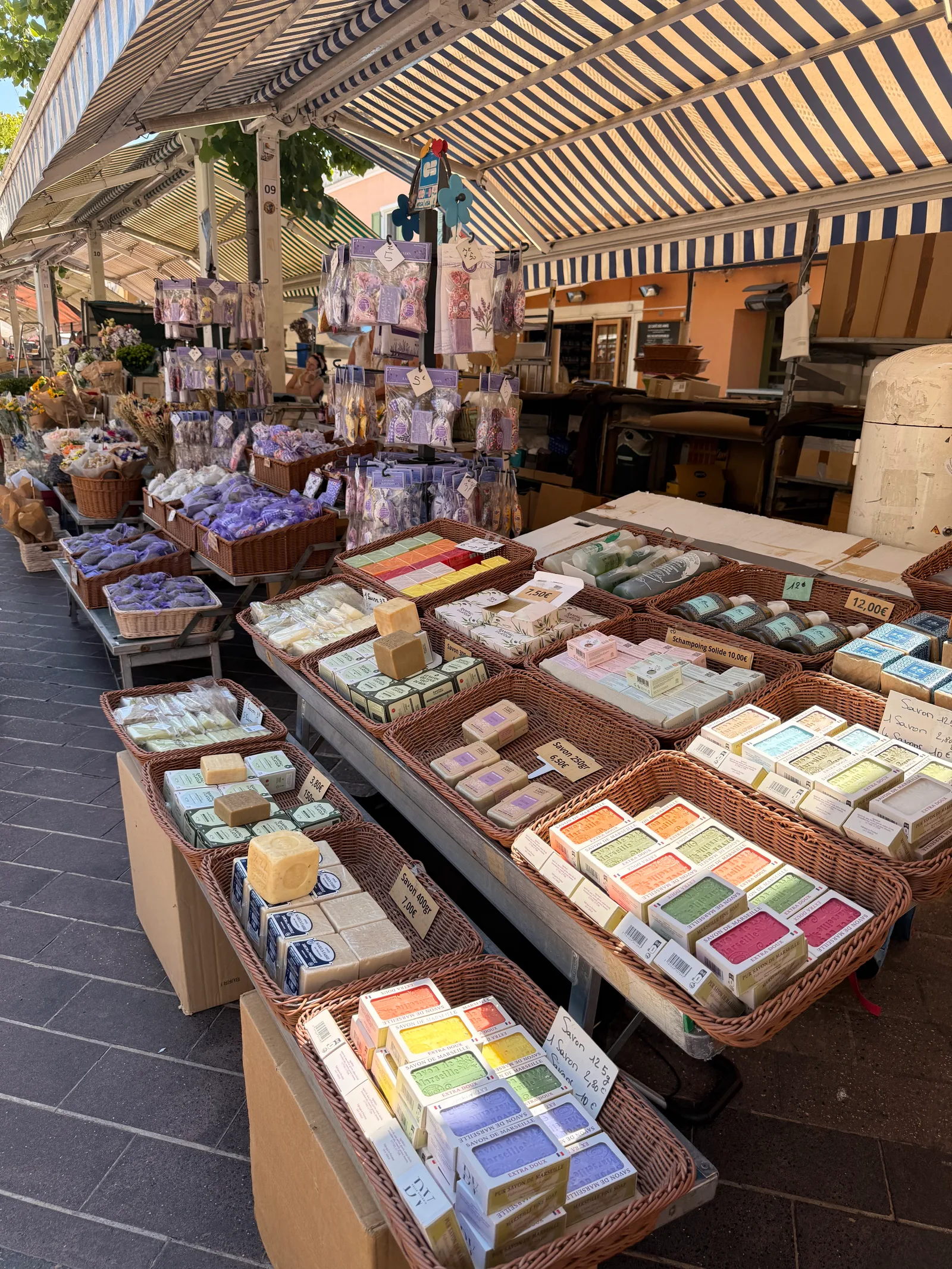 Details at Marché Aux Fleurs - Cours Saleya - Nice Nice — travel photo
