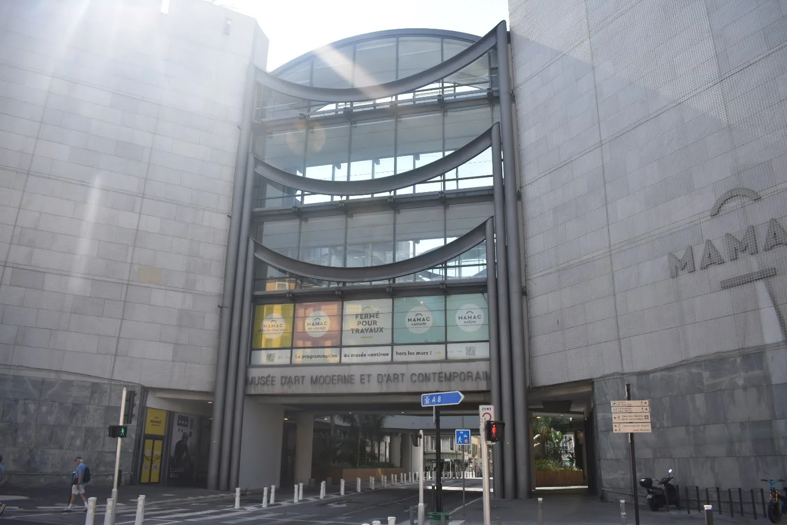 Main view at Modern and Contemporary Art Museum (MAMAC) Nice — travel photo