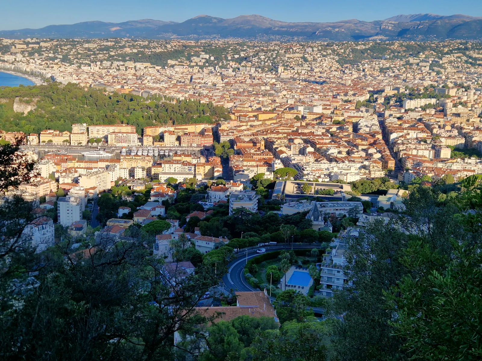 Main view at Panorama of Mont Boron Nice — travel photo