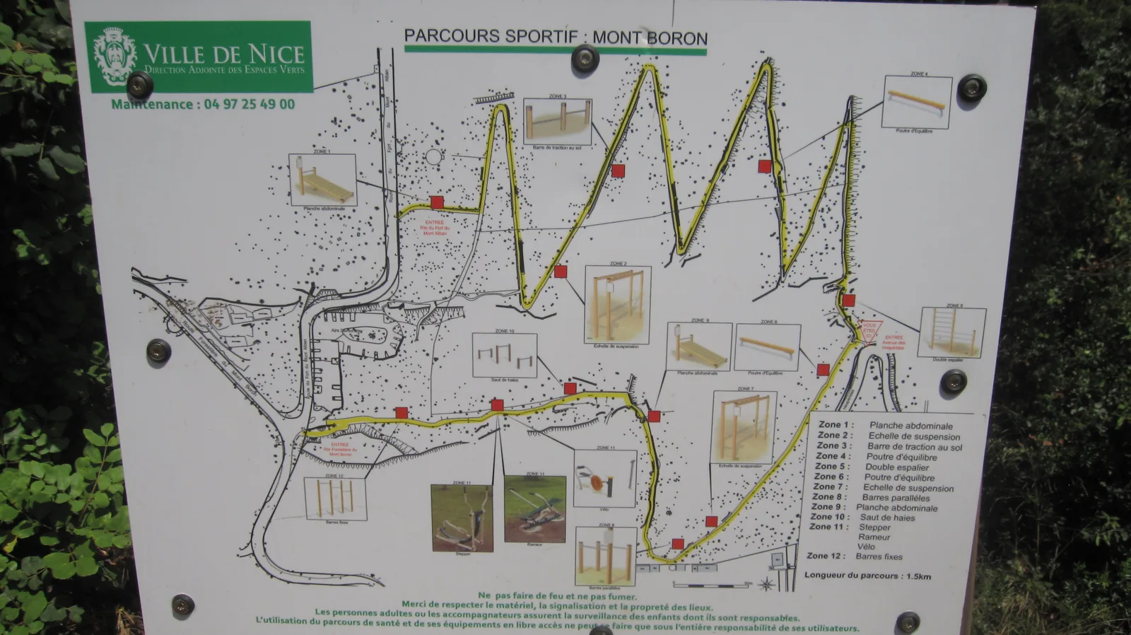Interior at Parc du Mont Boron Nice — travel photo