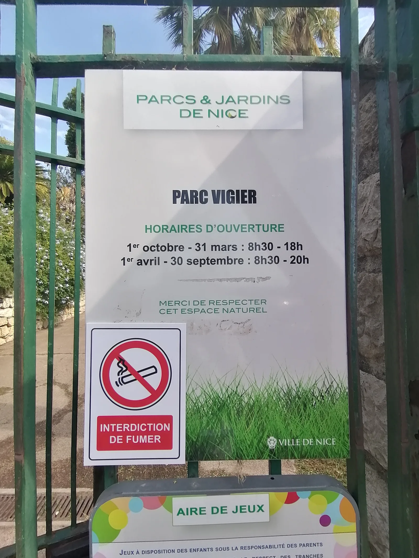 Interior at Parc Vigier Nice — travel photo