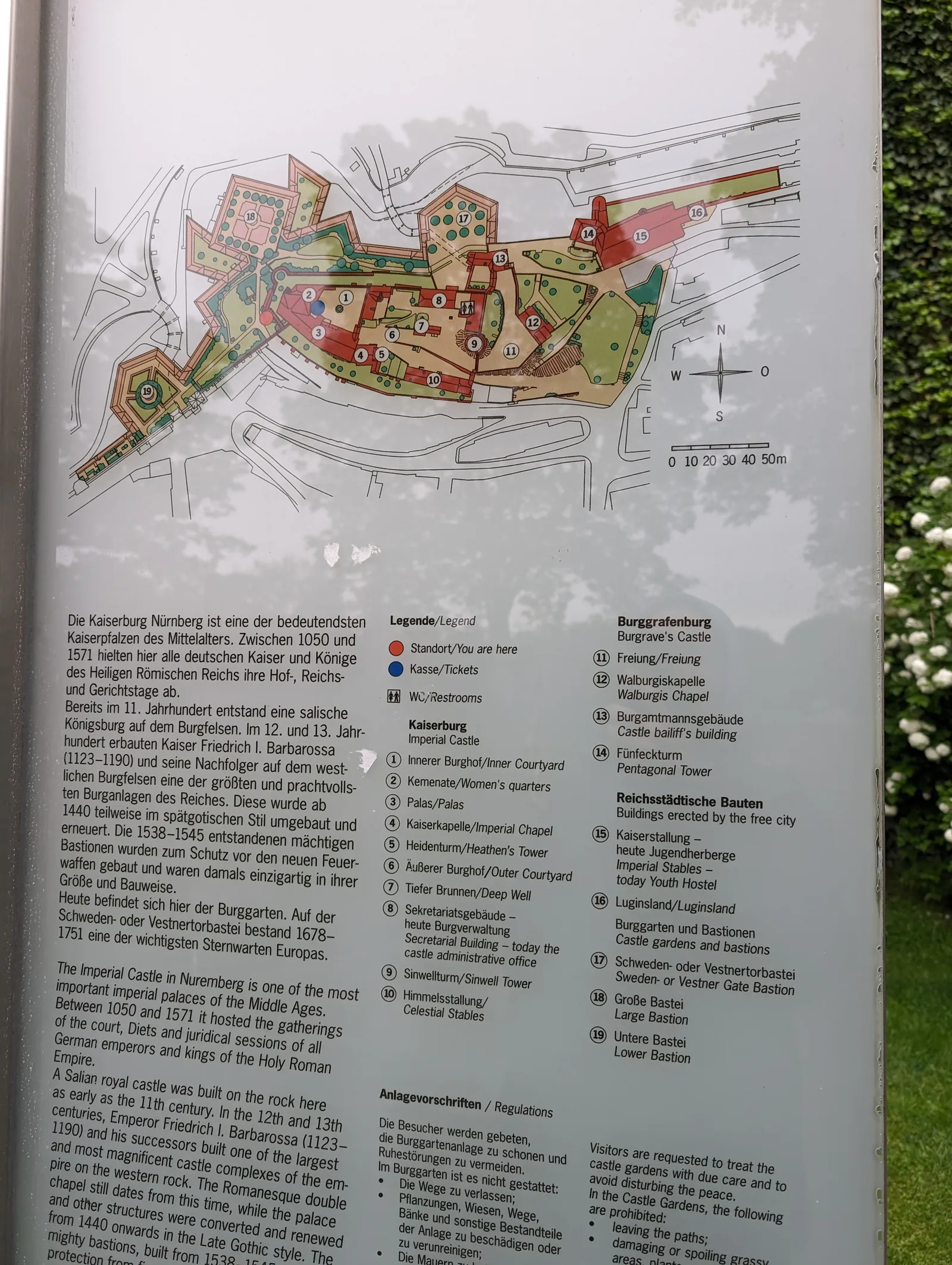 Main view at Bürgermeistergarten Nuremberg — travel photo